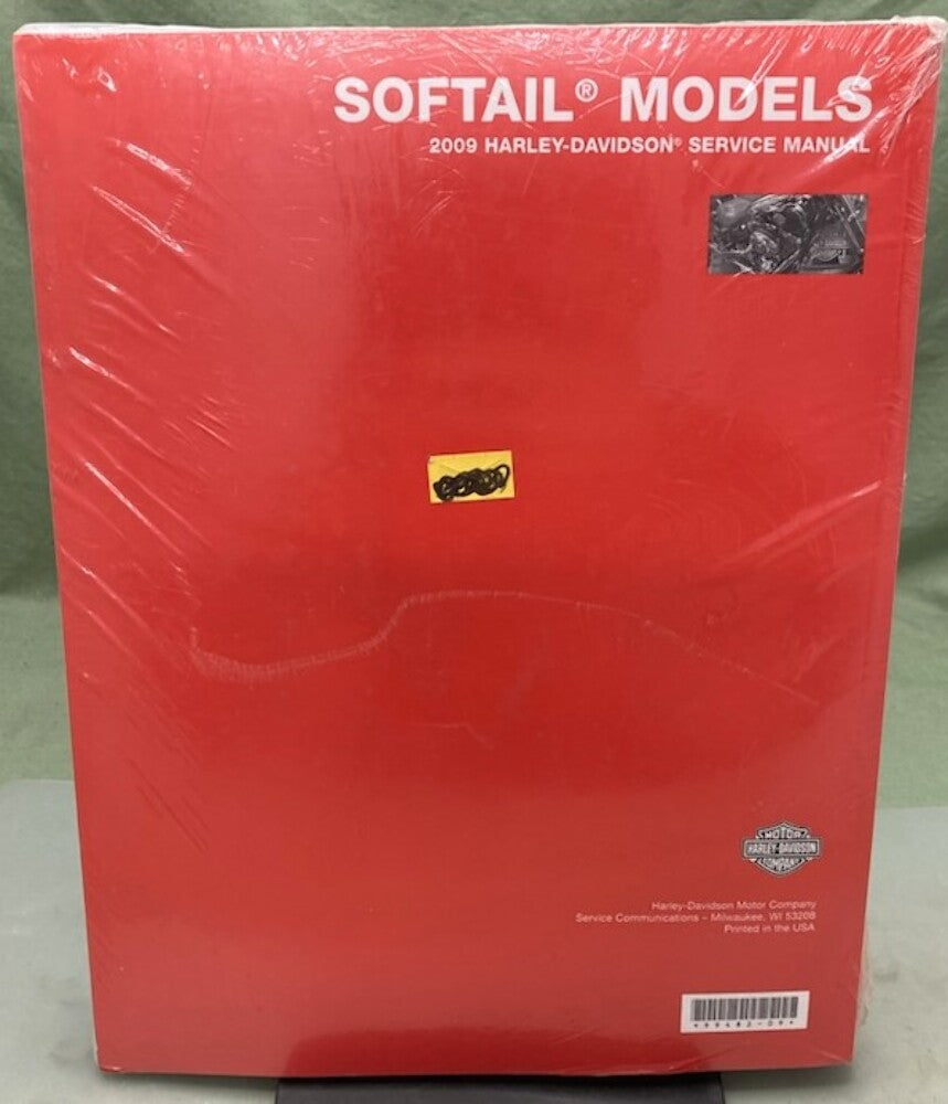 Harley Davidson 99482-09 Softail Models Service Manual 2009 New Genuine