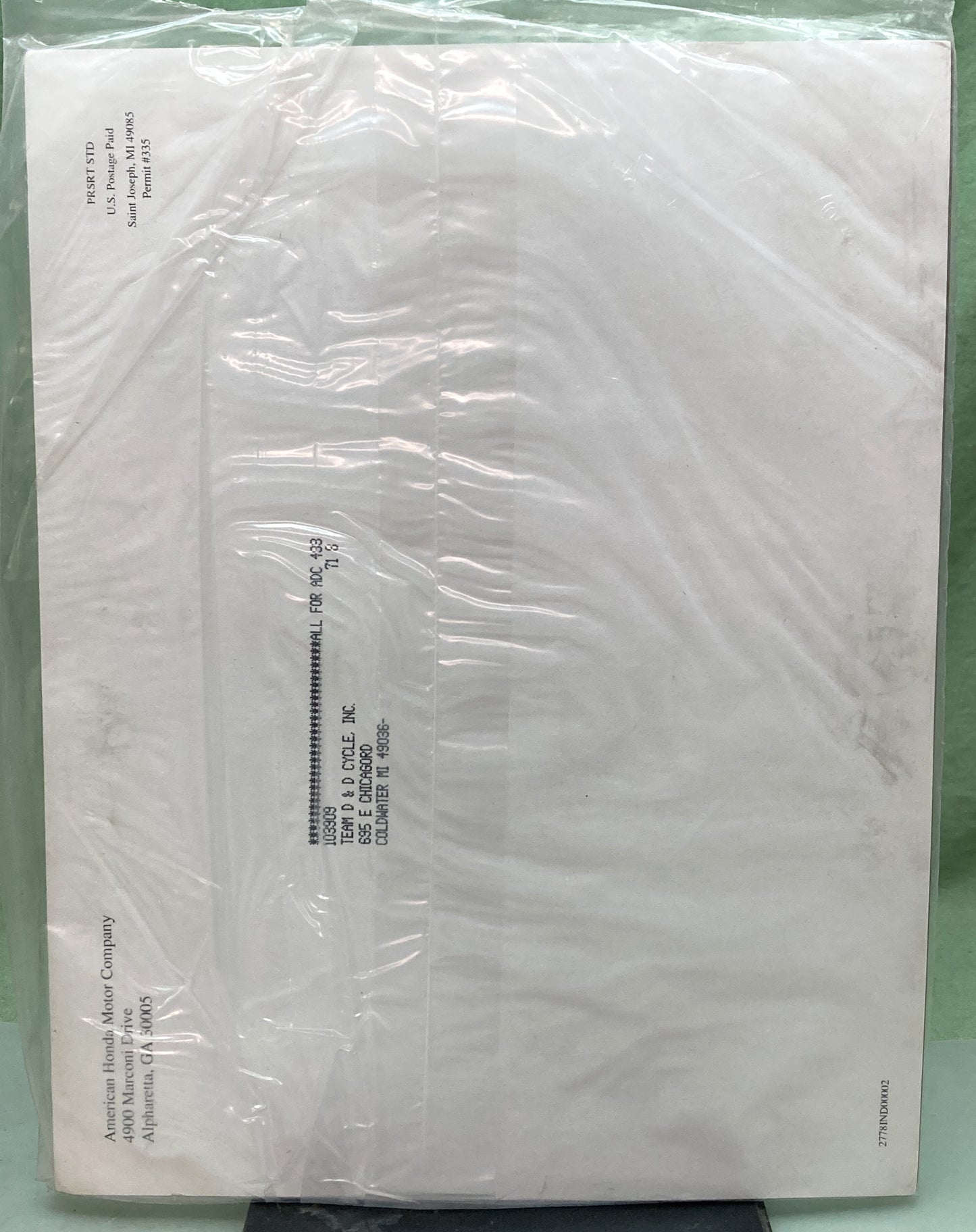 New Genuine Honda 61ZL800Z GC190 Shop Manual 2003