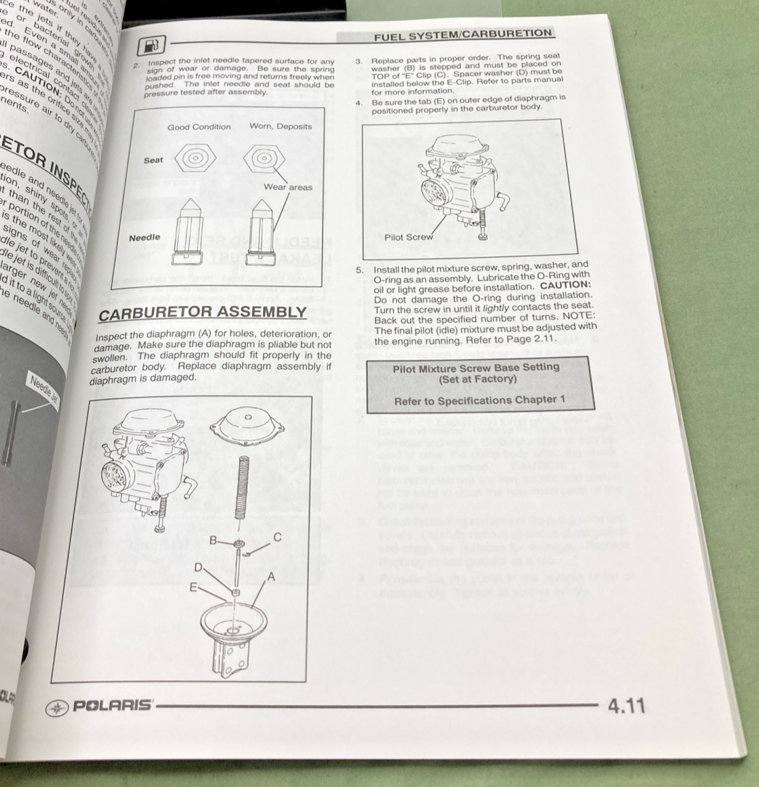 GENUINE POLARIS 9918759 TRAIL BOSS 330 SERVICE MANUAL 2004
