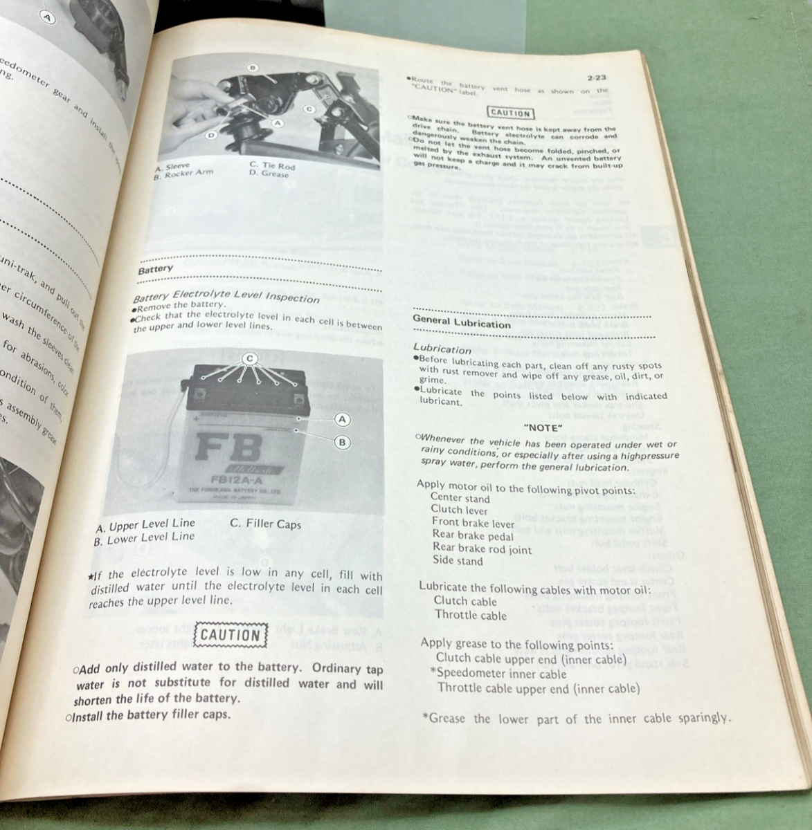 GENUINE KAWASAKI 99924-1040-02 Z400F, Z500F, Z550F, GPz550 SERVICE MAN. SUP. '83