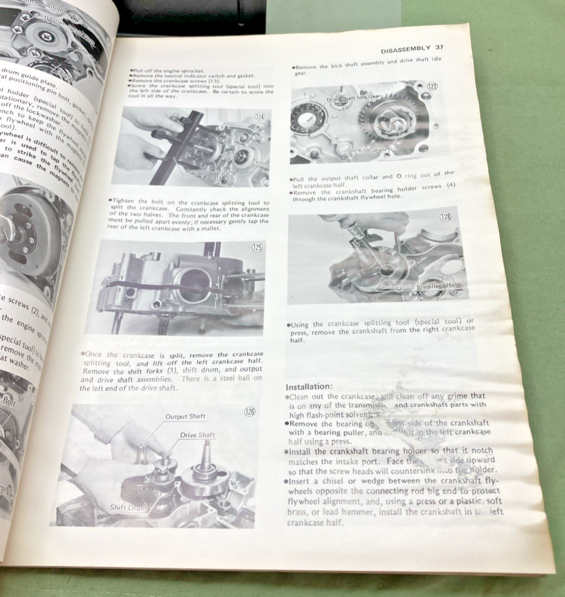 GENUINE KAWASAKI 99924-1012-03 KM100 SERVICE MANUAL 1981