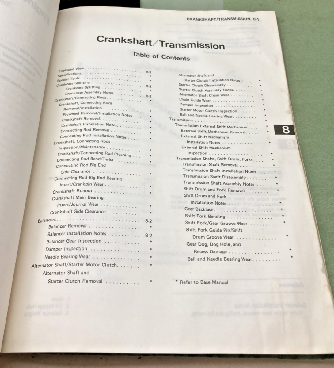 GENUINE KAWASAKI 99924-1089-51 VOYAGER XII SERVICE MANUAL SUPPLEMENT 1987