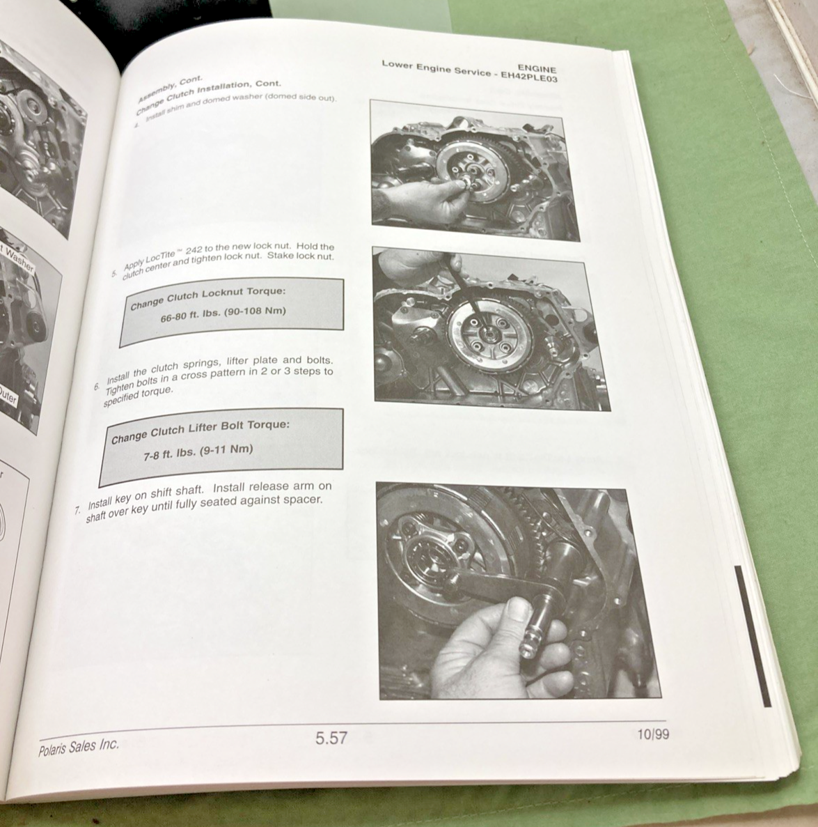 GENUINE POLARIS 9915835 XPEDITION 425 SERVICE MANUAL 2000