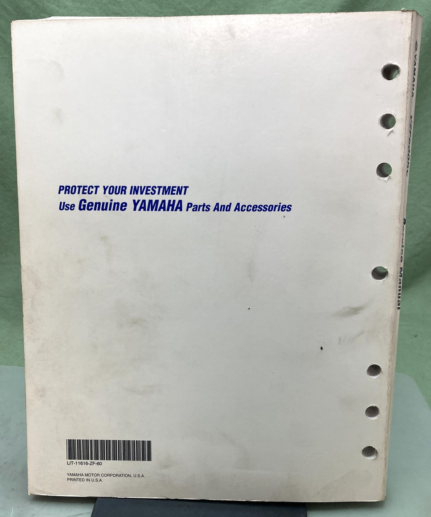Genuine Yamaha LIT-11616-ZF-60 YZF600RC Service Manual 1995