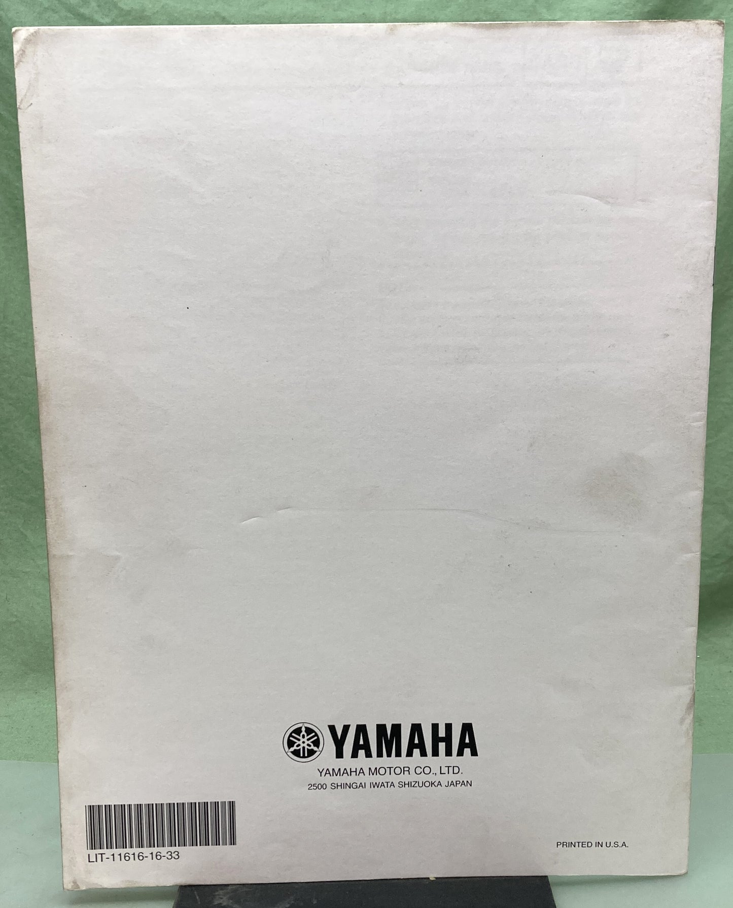 Genuine Yamaha LIT-11616-16-33 FZS10R FZS10SPR Supp. Service Manual 2002
