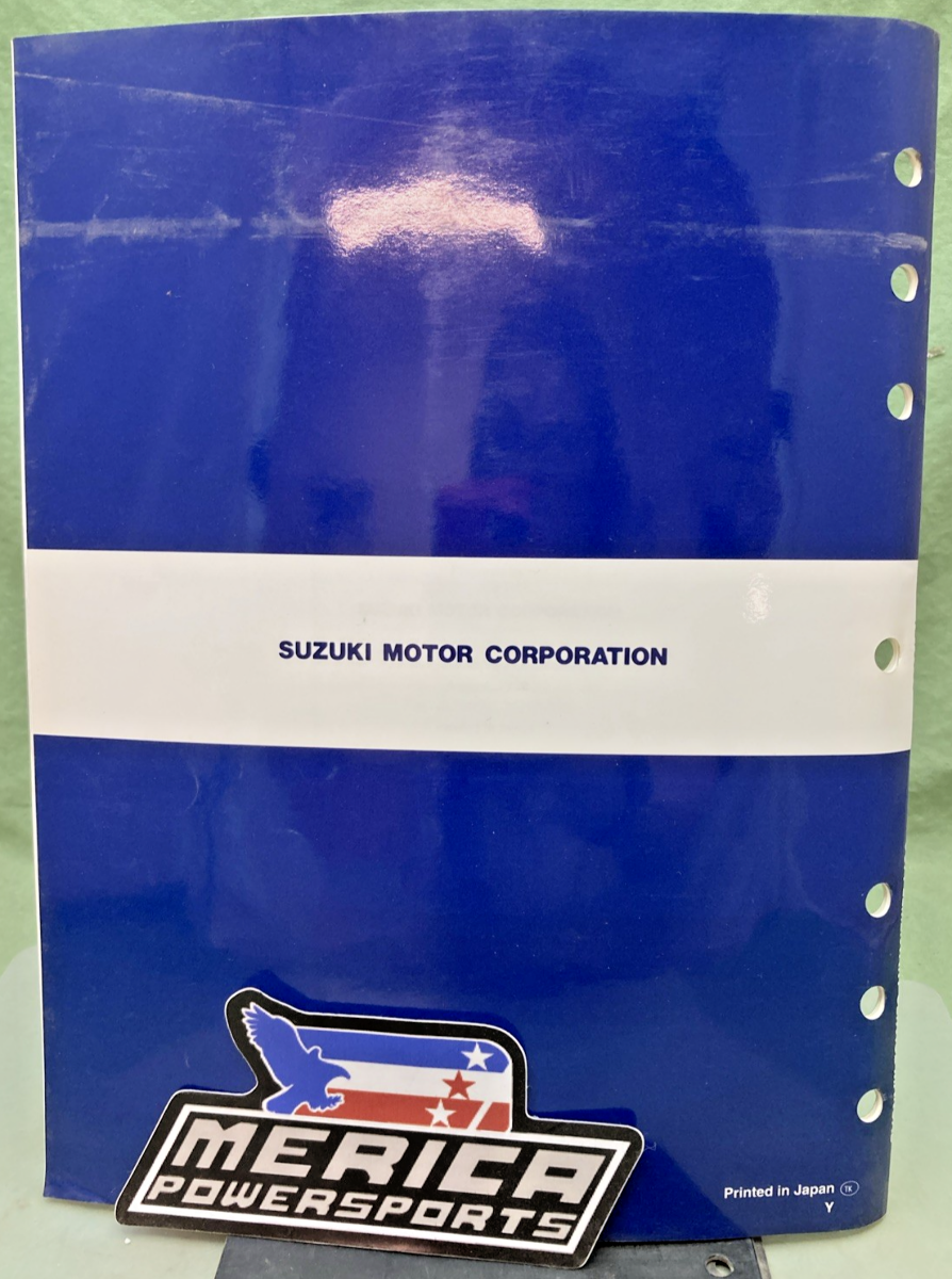 GENUINE SUZUKI 99501-39290-03E TL1000S SUPPLEMENTARY SERVICE MANUAL 1999