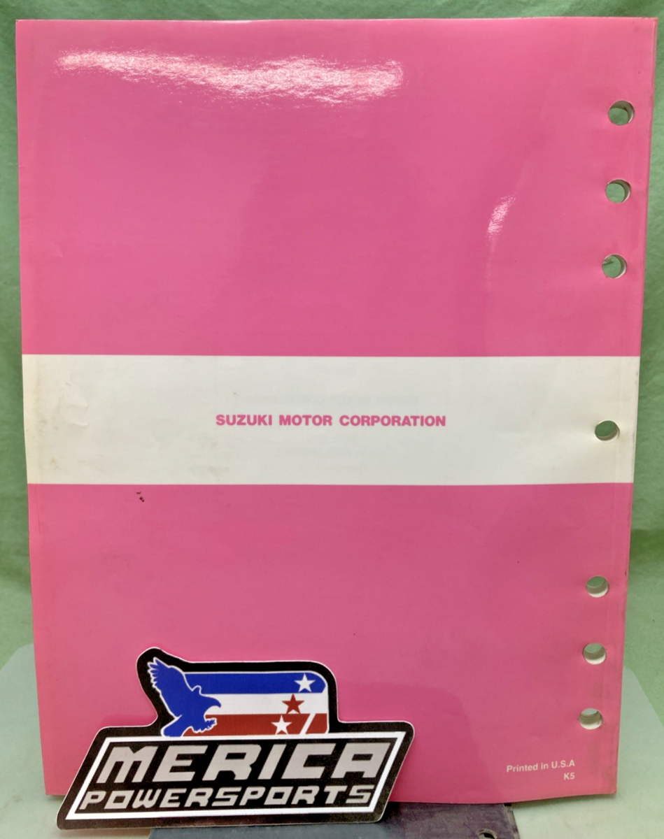 GENUINE SUZUKI 99501-38080-01E VL800 SUPPLEMENTARY SERVICE MANUAL 2004