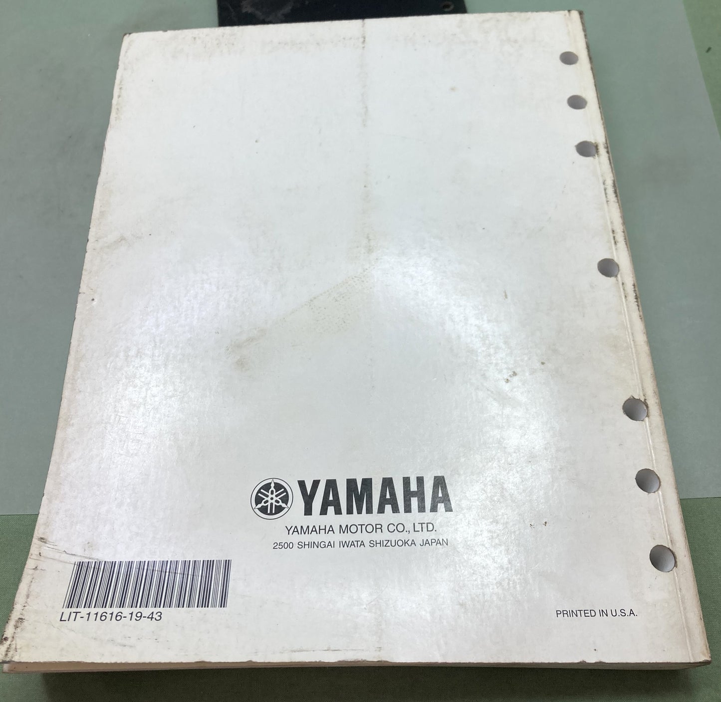 Genuine Yamaha LIT-11616-19-43 YXR45FAV Service Manual 2005