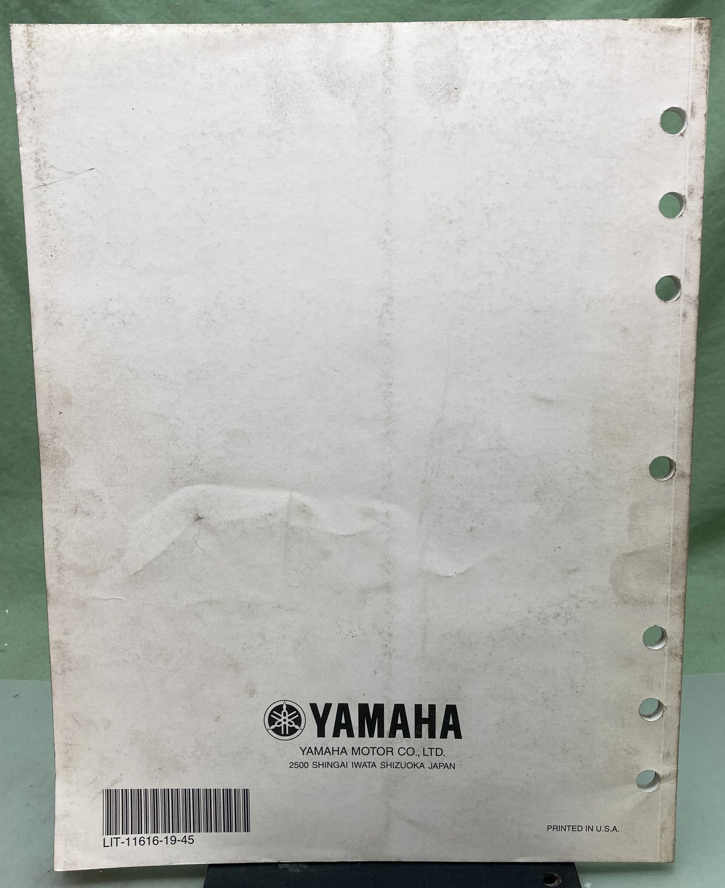 Genuine Yamaha LIT-11616-19-45 XV17AV(C) XV17AWV(C) Supp. Service Manual 2005