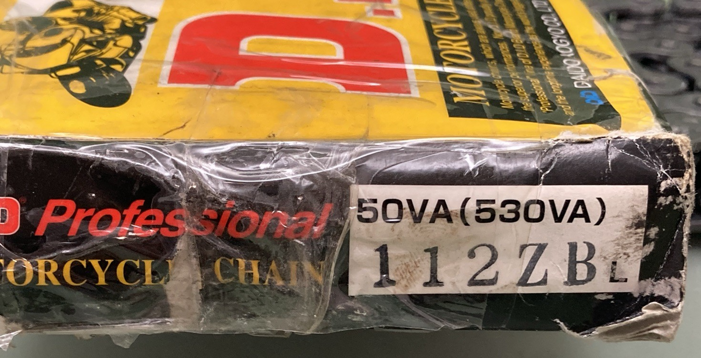 NEW GENUINE D.I.D. 112ZB VO SERIES O-RING CHAIN 530 PITCH - 112 LINKS