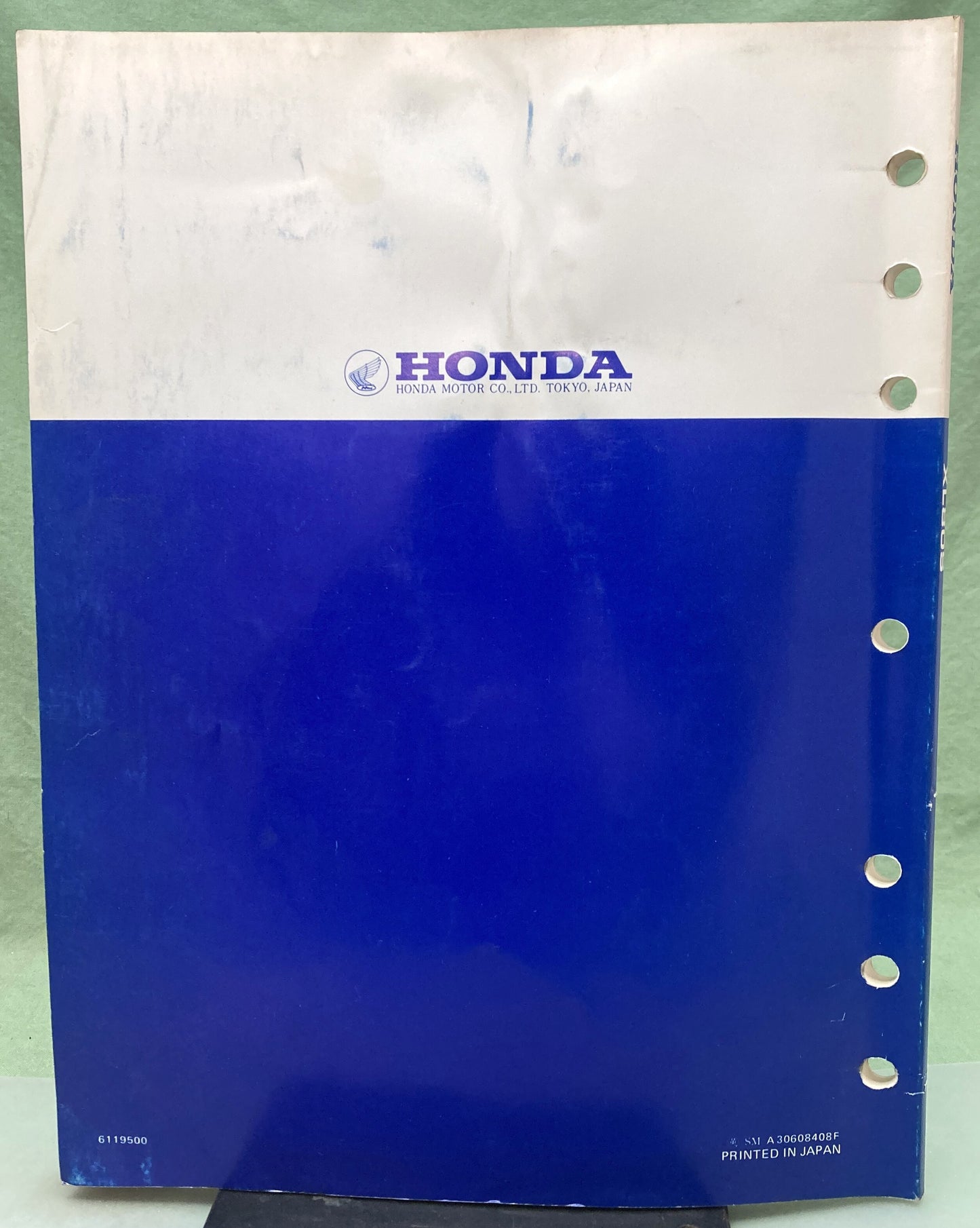 Genuine Honda 6119500 XL80S Shop Manual 1985