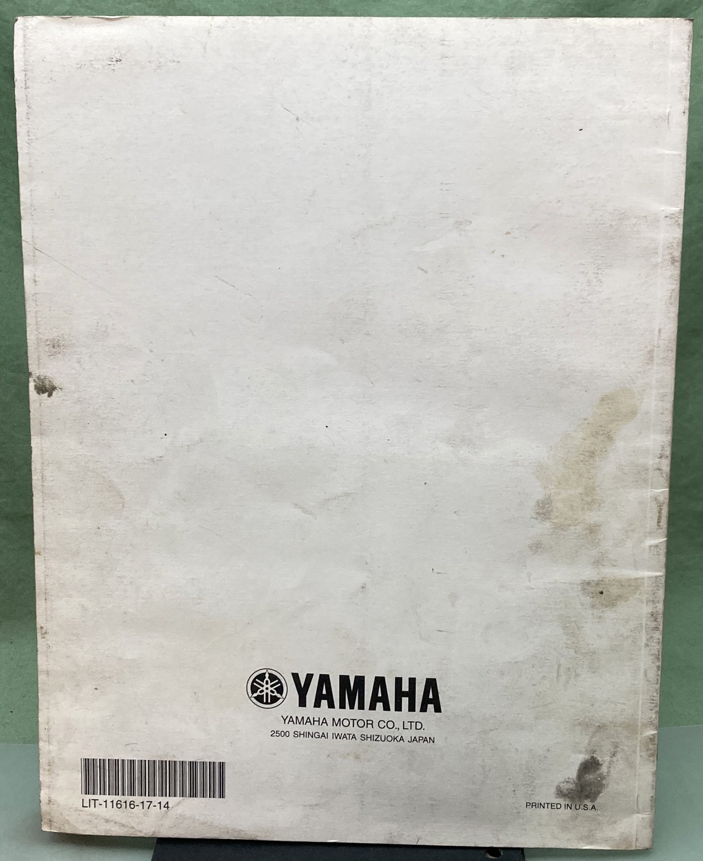 Genuine Yamaha LIT-11616-17-14 YFM660FS Supp. Service Manual 2003