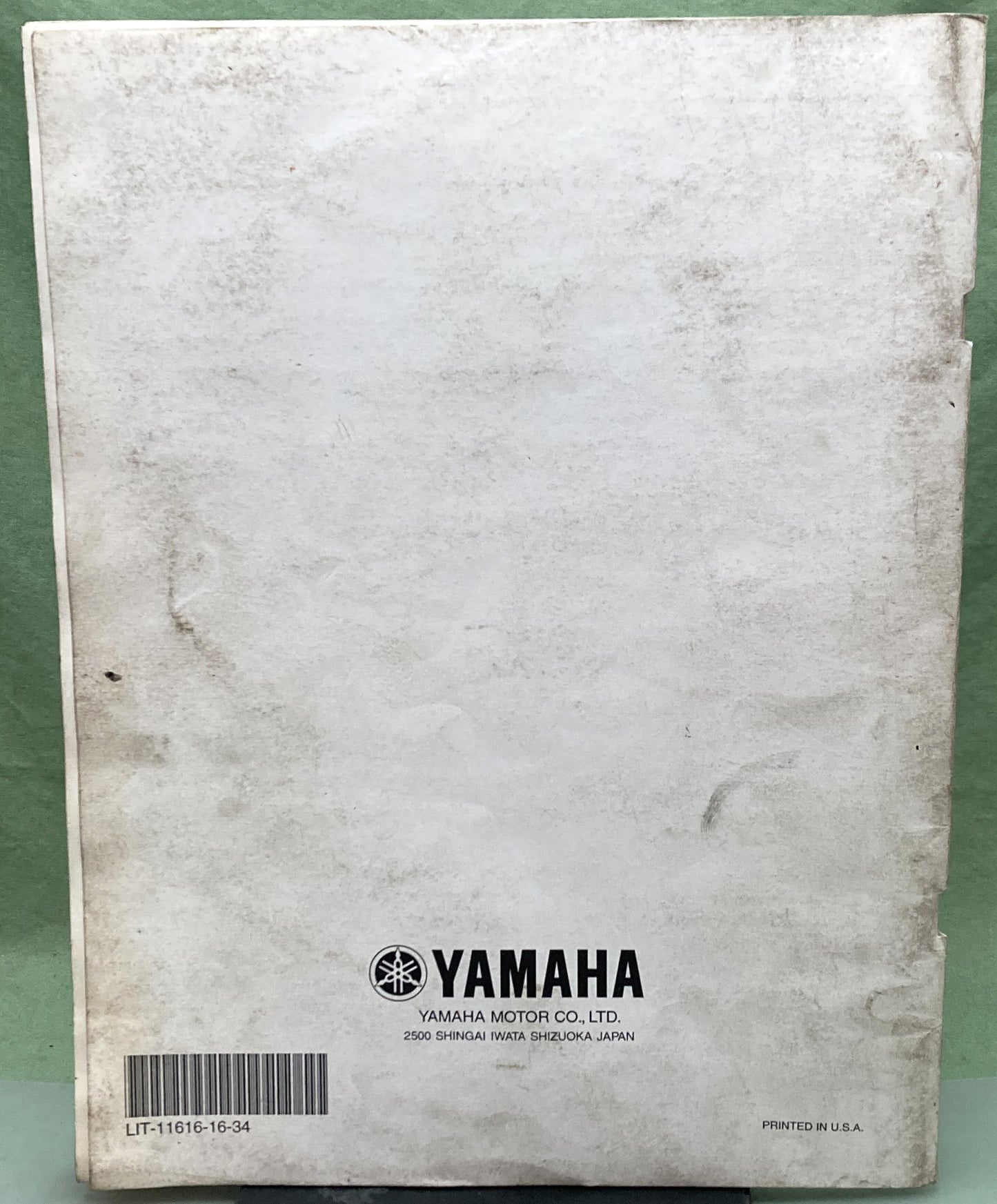 Genuine Yamaha LIT-11616-16-34 YFM660FR Supp. Service Manual 2002
