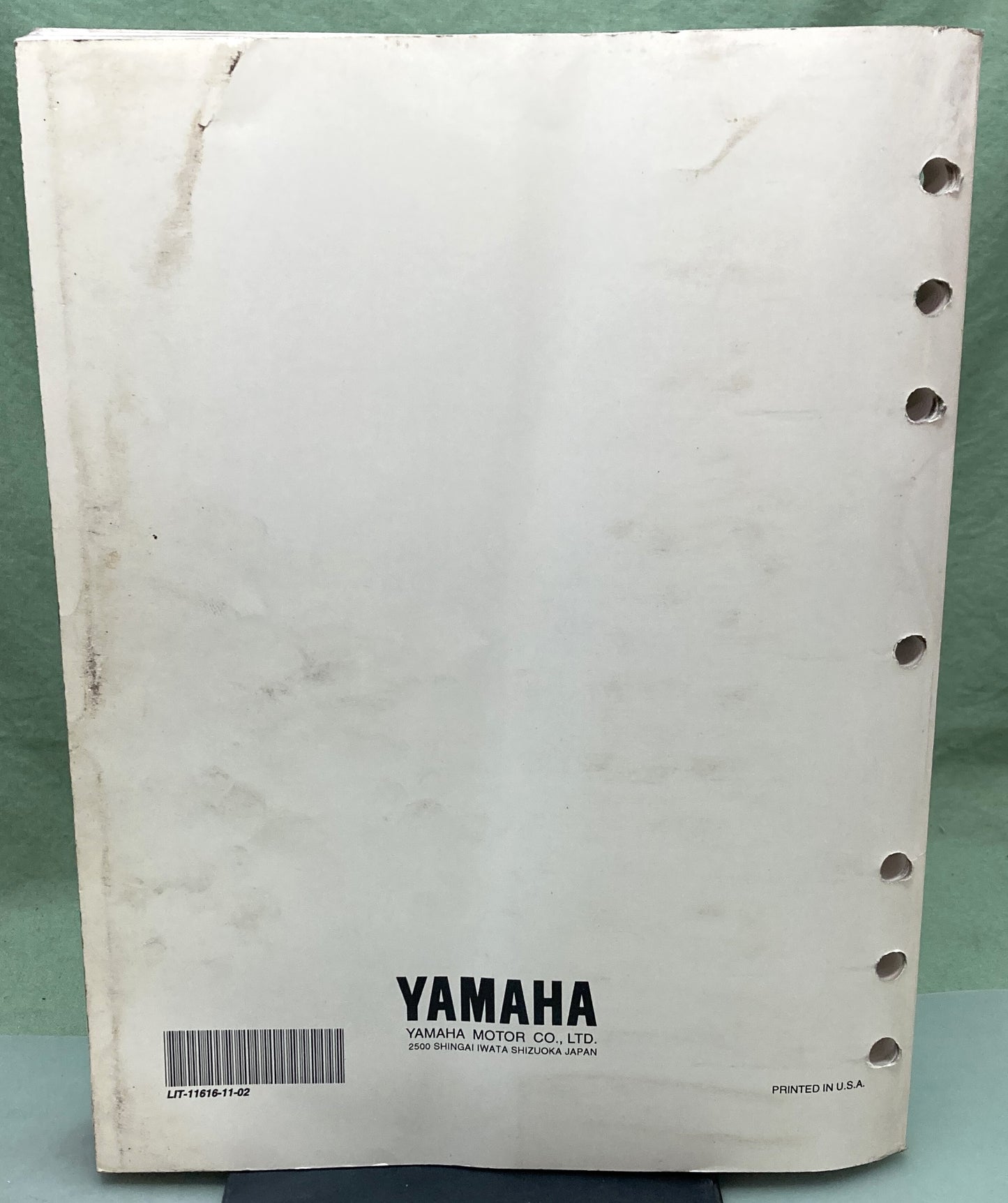 Genuine Yamaha LIT-11616-11-02 YFM600FWAK Service Manual 1997