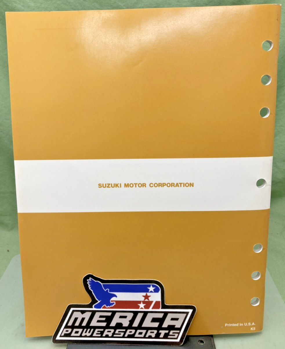 GENUINE SUZUKI 99501-36110-03E AN650/A SUPPLEMENTARY SERVICE MANUAL 2005