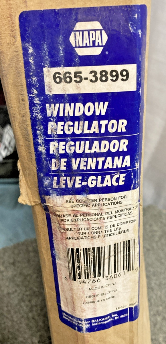New Genuine Napa 665-3899 Power Window Regulator and Motor Assembly