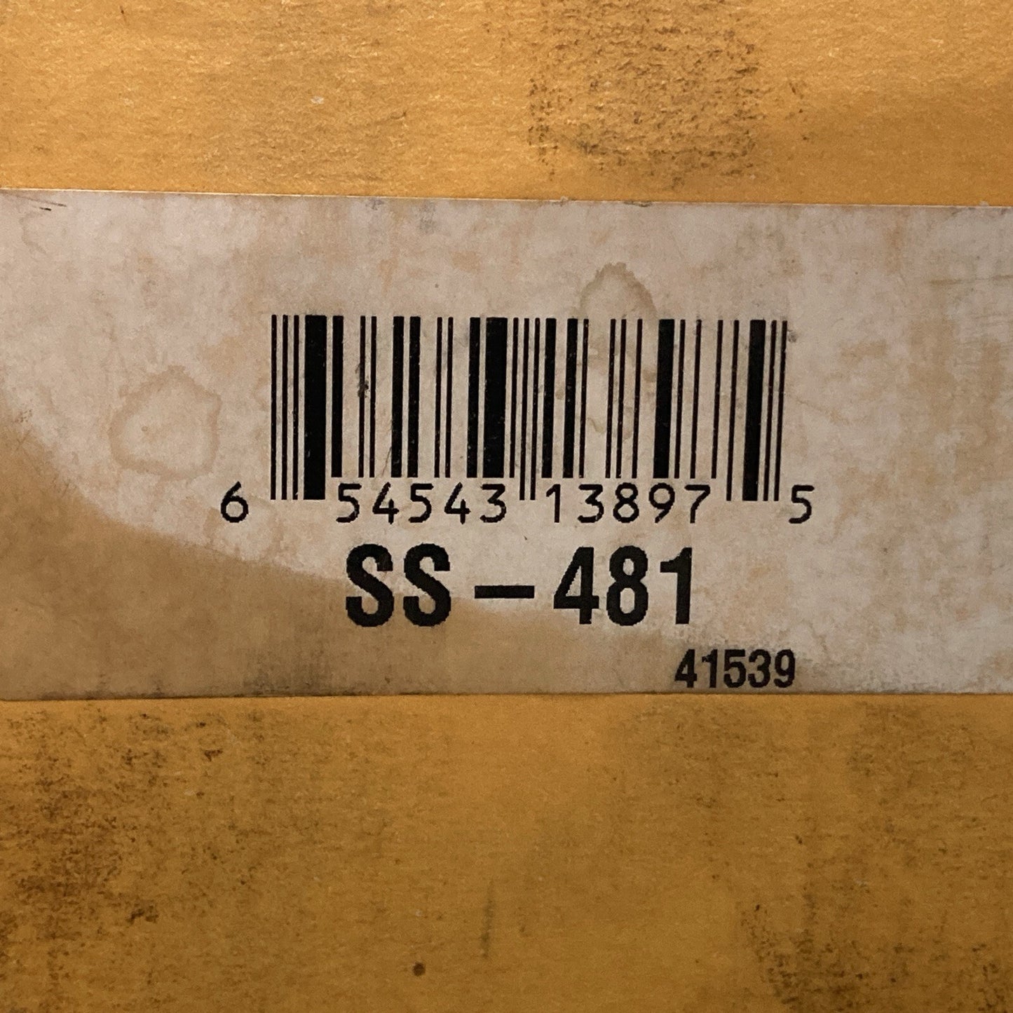 NEW GENUINE NAPA SAFETY-STOP SS-481 REMANUFACTURED BRAKE SHOES