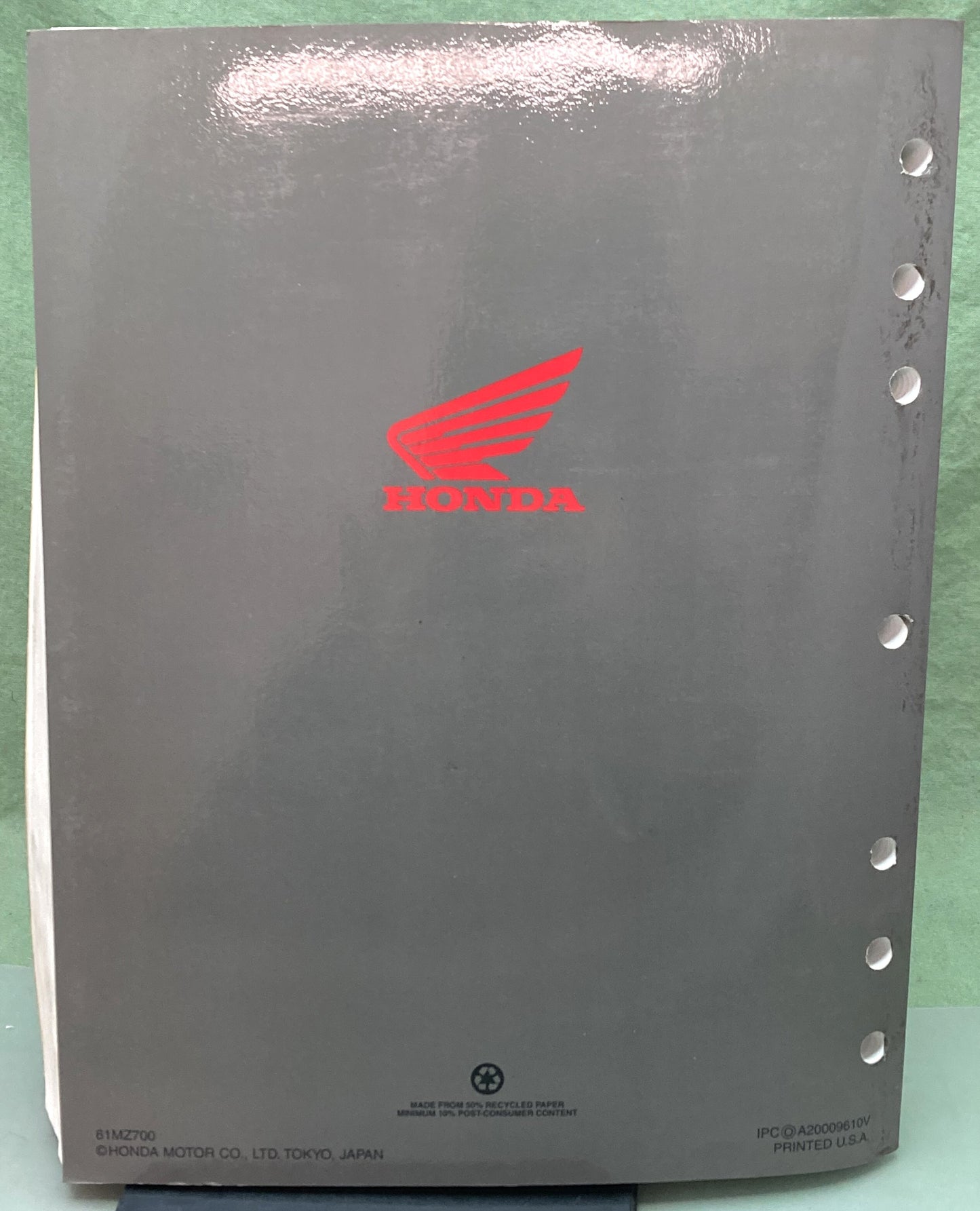 Genuine Honda 61MZ700 VFR750F Service Manual 1997