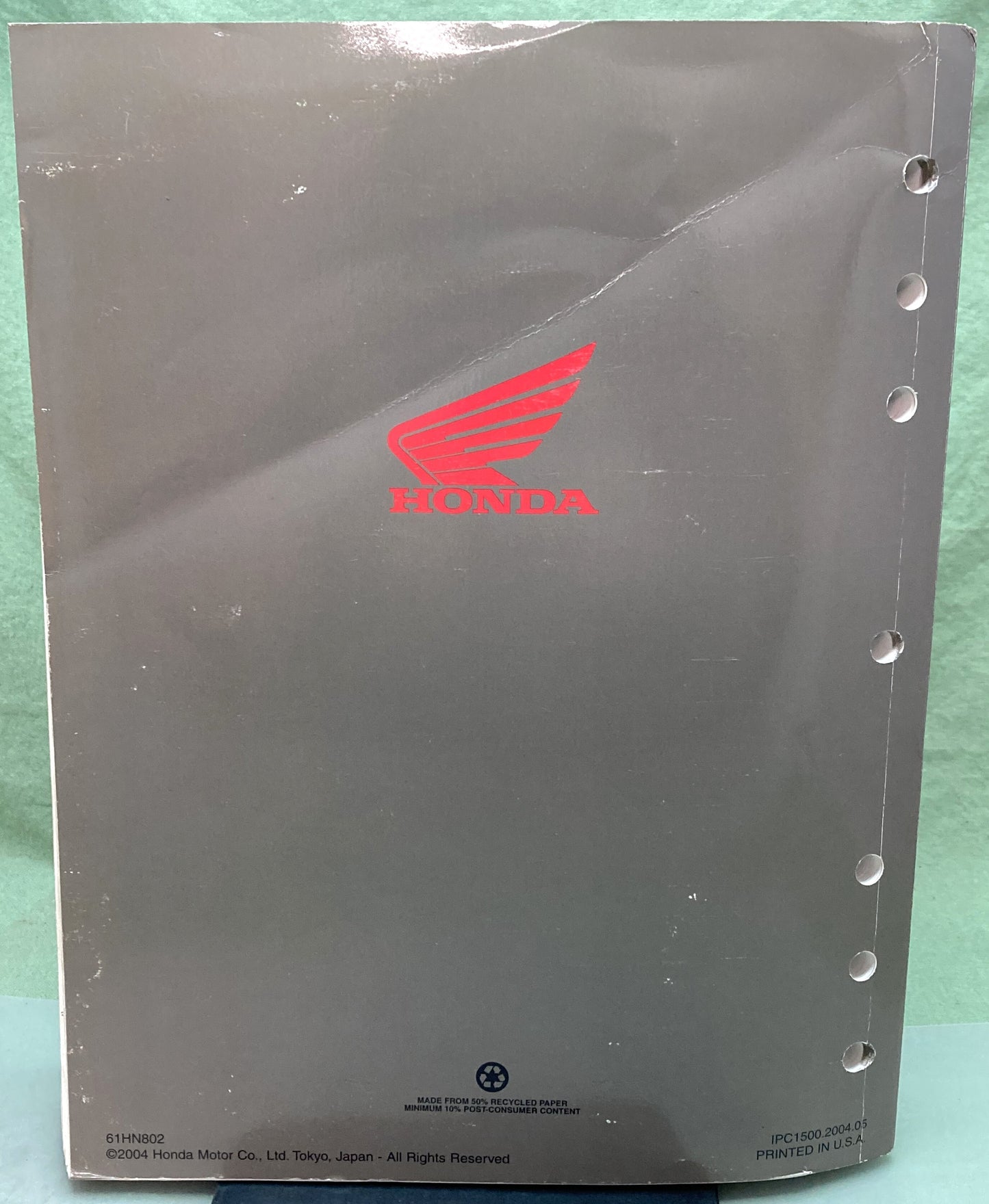 Genuine Honda 61HN802 TRX650FA TRX650FGA Service Manual 2003-2005