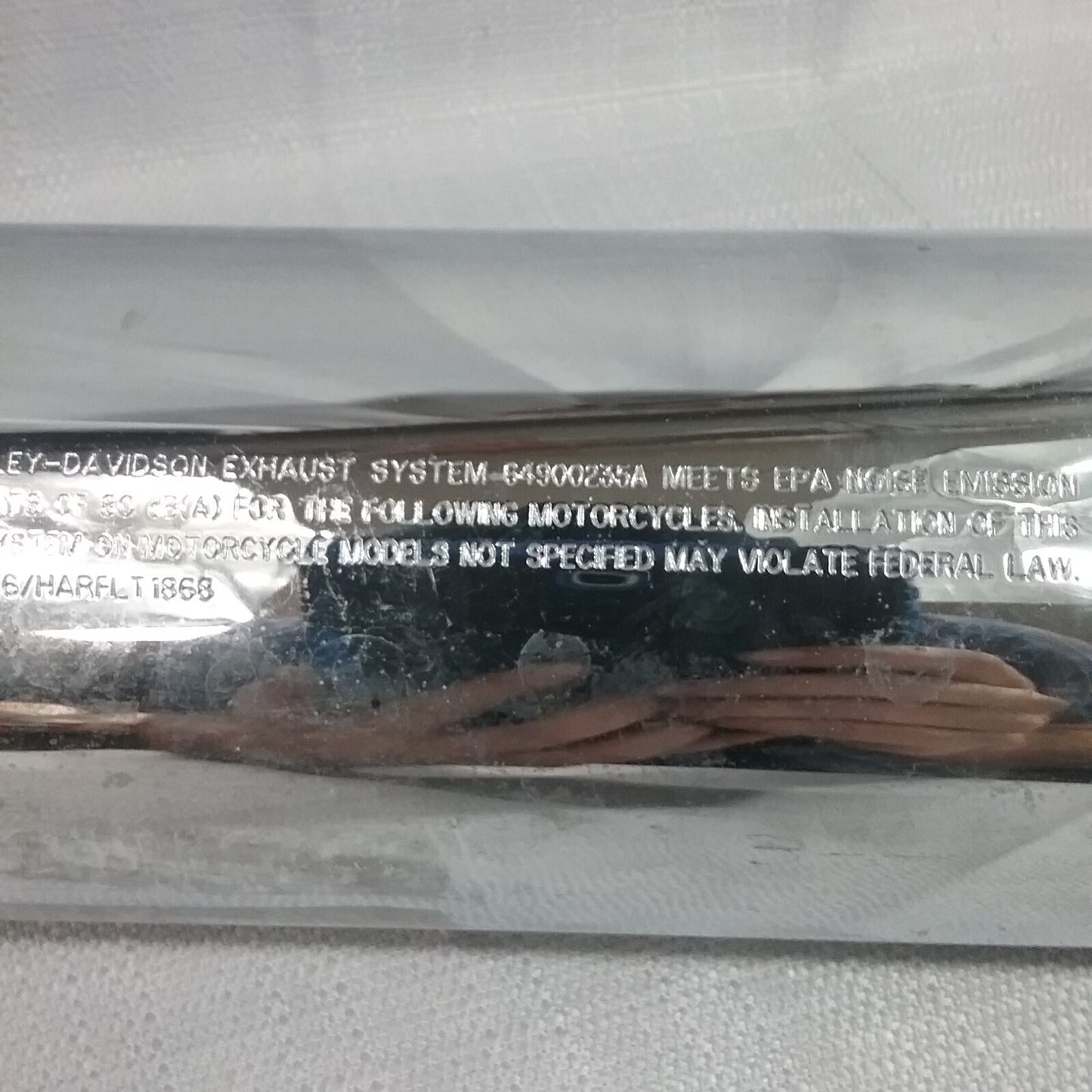 GENUINE HARLEY DAVIDSON 64900235A EXHAUST MUFFLER CHROME 2017-2021