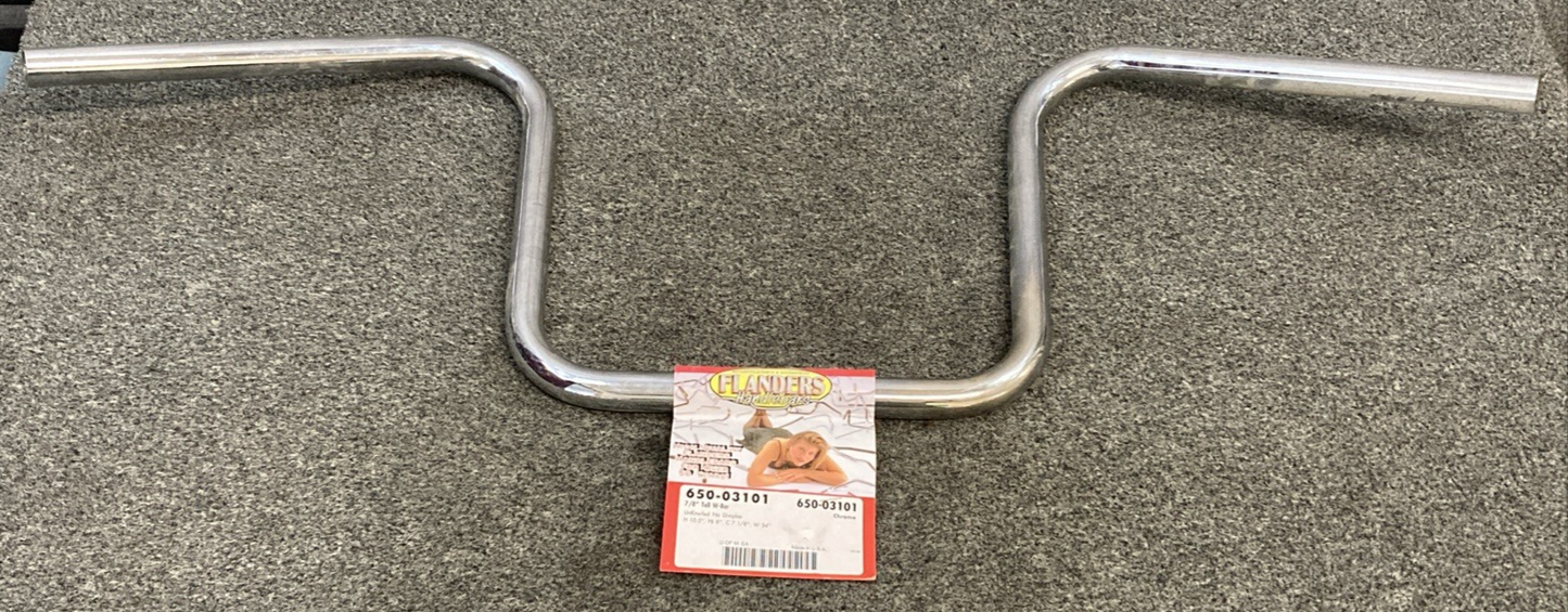 NEW GENUINE FLANDERS 650-03101 Tall W-bar, 7/8"