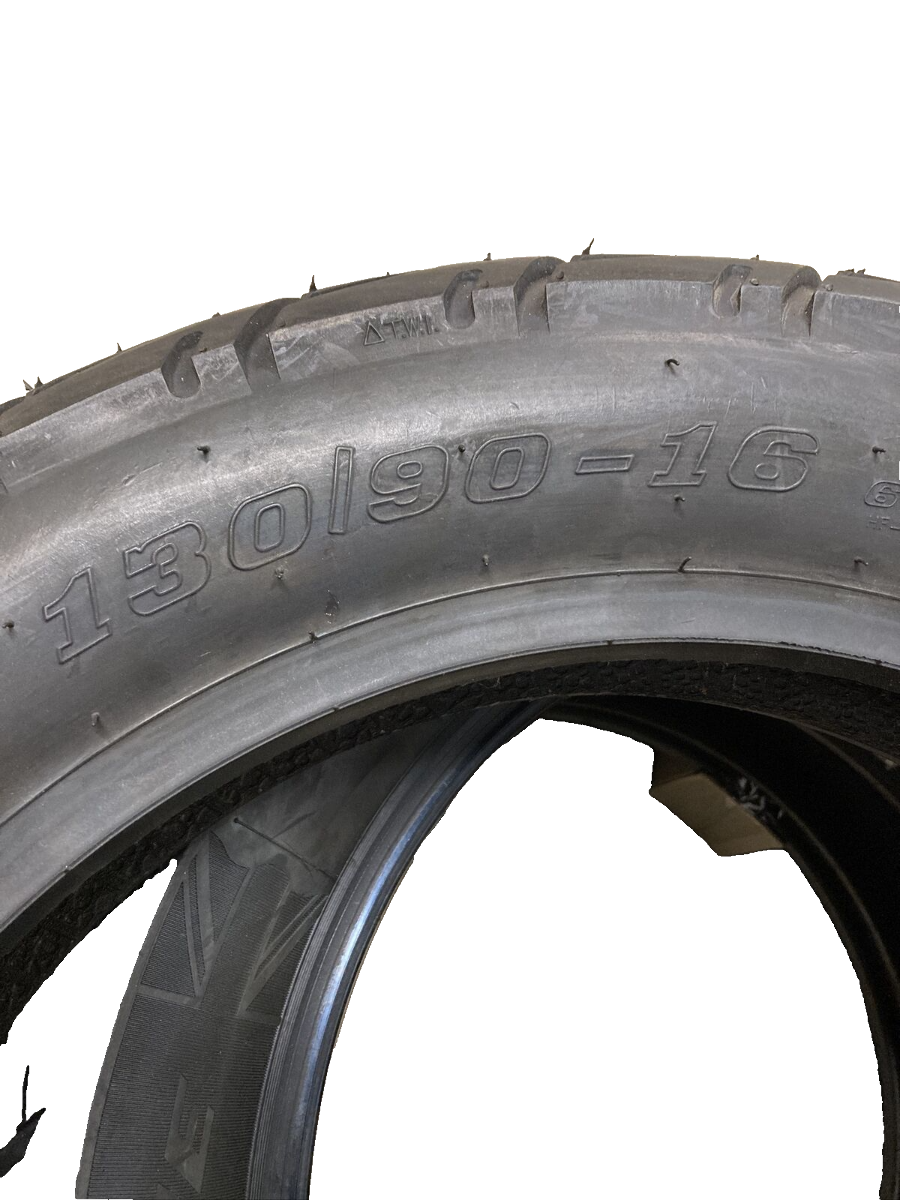 NEW DURO EXCURSION 130/90-16 67TH FRONT/REAR TIRE BLACK SIDEWALL HF261-02