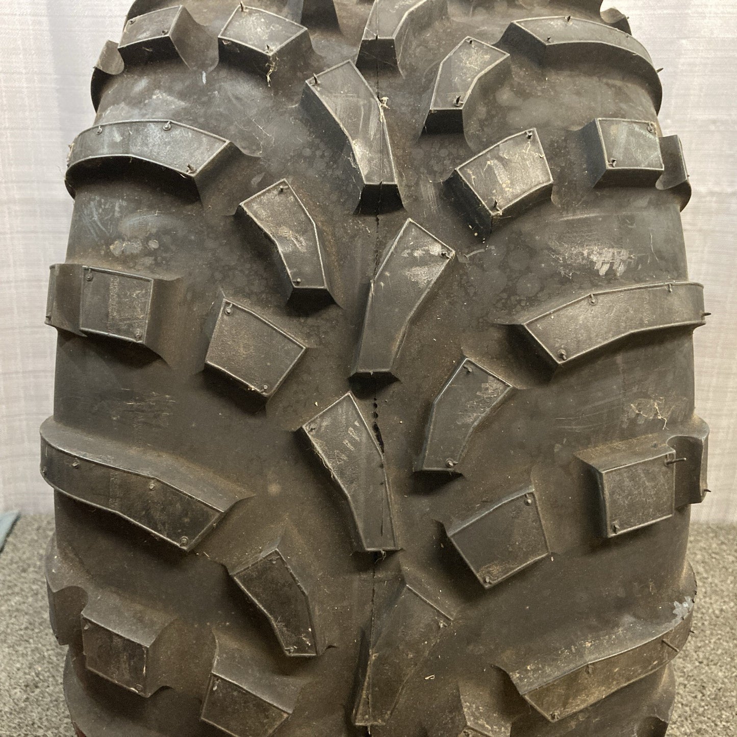 NEW GENUINE CARLISLE AT489 24X11-12 4 PLY ATV TIRE AND 4 LUG RIM