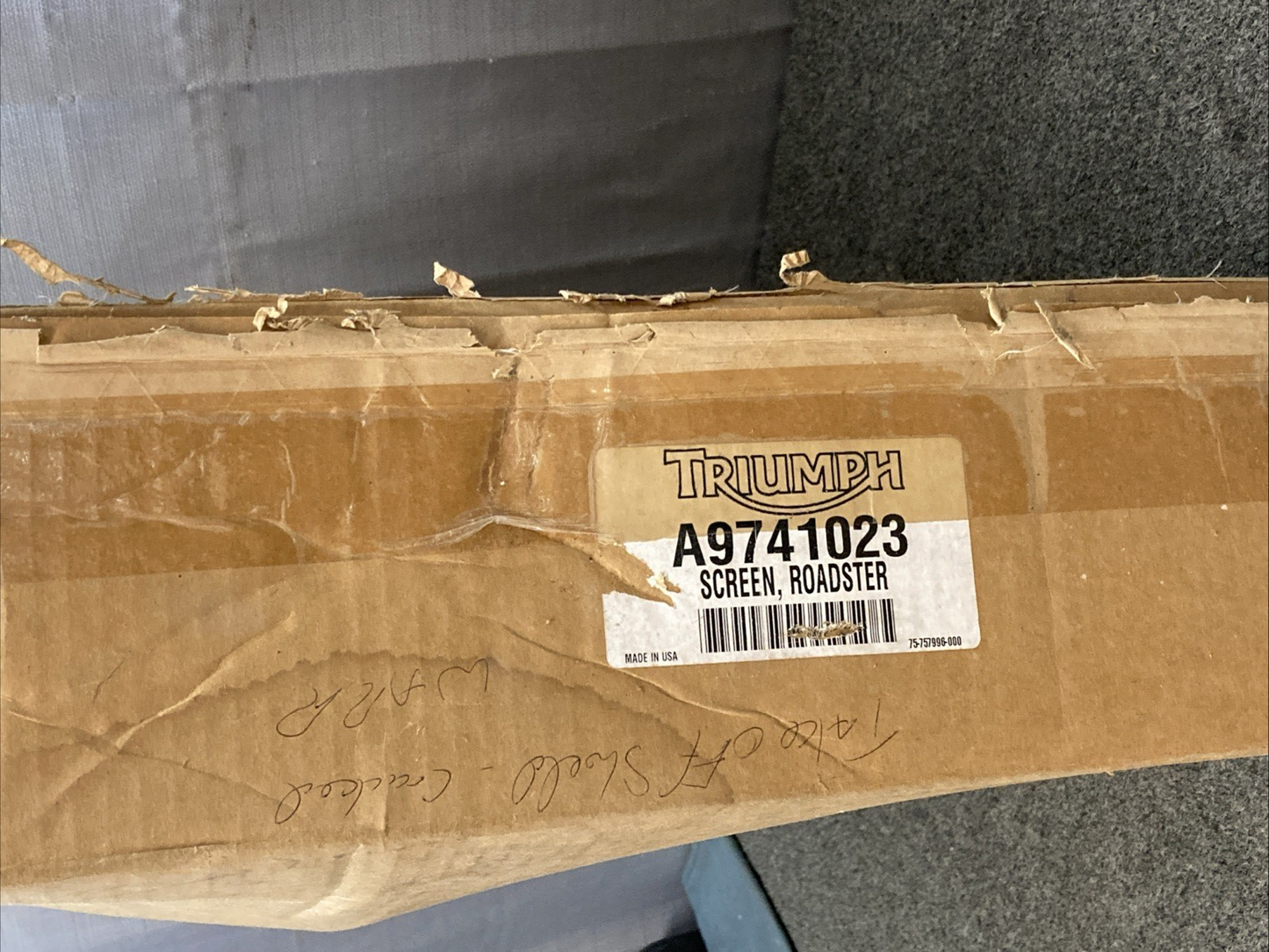 NEW GENUINE TRIUMPH A9741023 Roadster Screen Kit