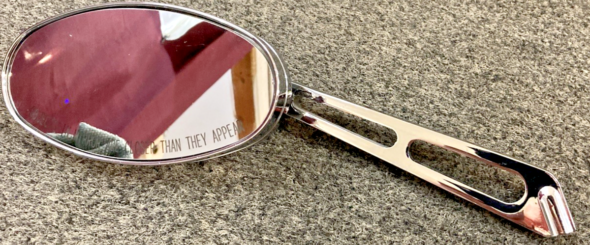 NEW REPLACES POLARIS 2875917 VICTORY MOTORCYCLES, CUSTOM MIRRORS W/LOGO (RH&LH)