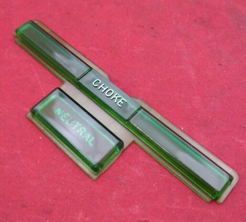 New Harley Davidson Choke Neutral Green Lens / 71143-75