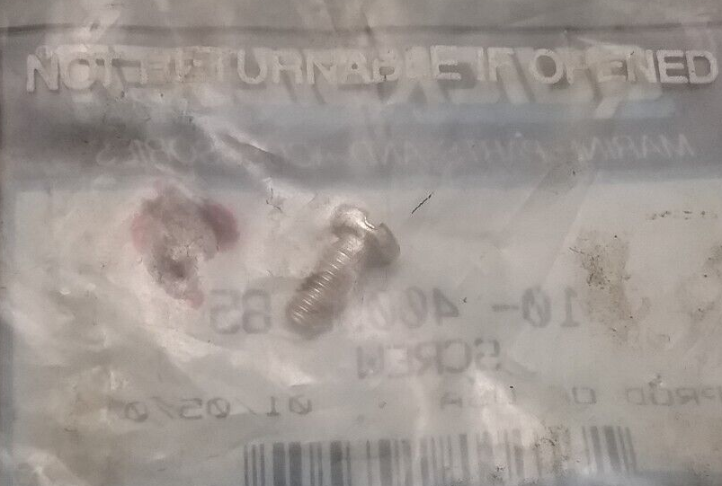 NEW QUICKSILVER 10-40056105 SCREW Force Outboard 40 50HP