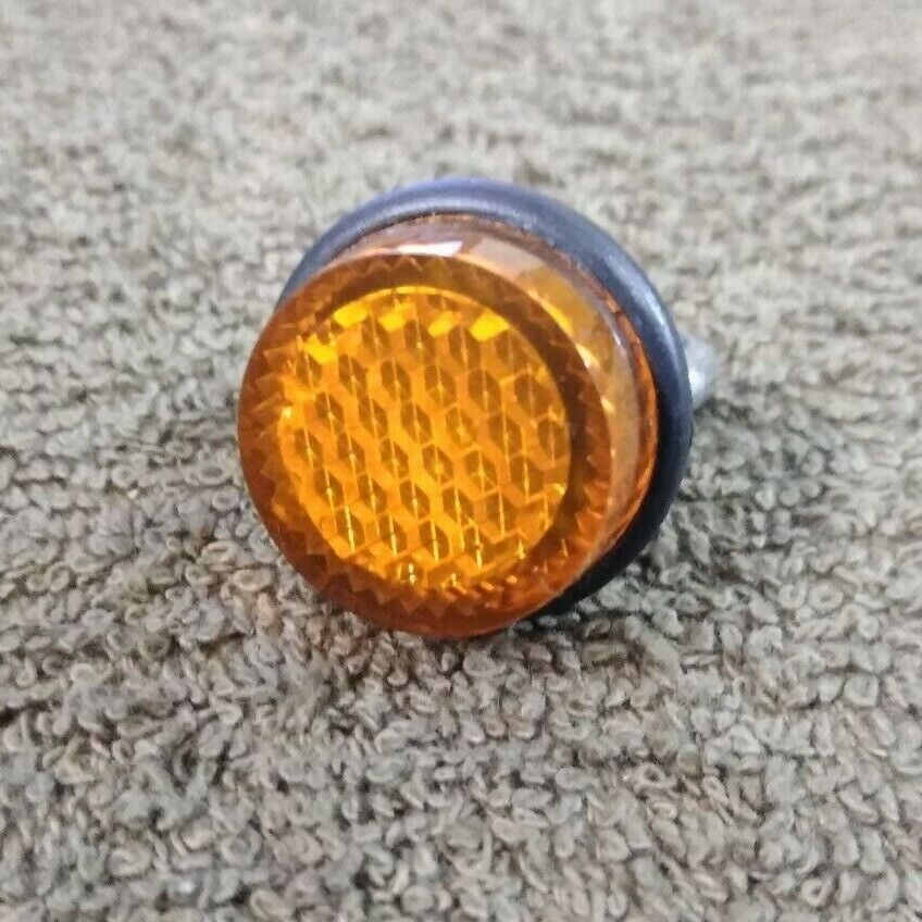 NEW Chris Products Tag Reflector Bolts / Amber / QTY: 4