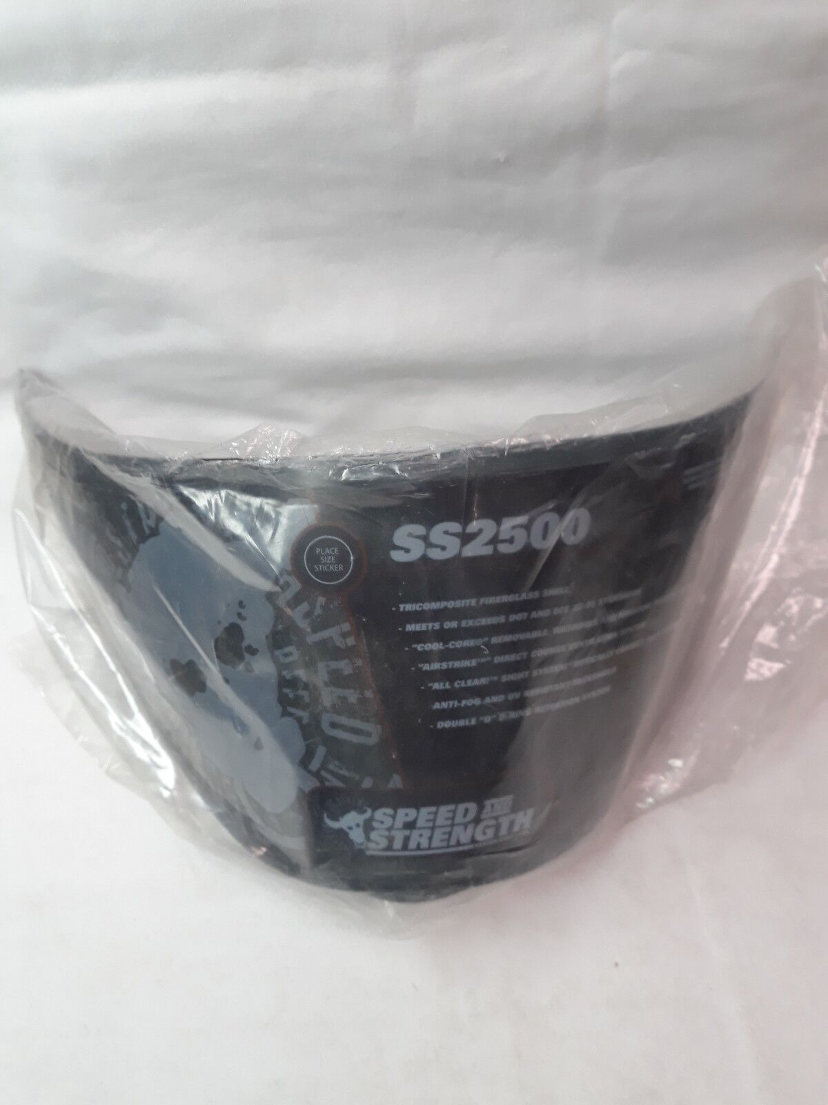 NEW SPEED AND STRENGTH Motorcycle Helmet Face Shield Tinted AF SS2500 #87-6539
