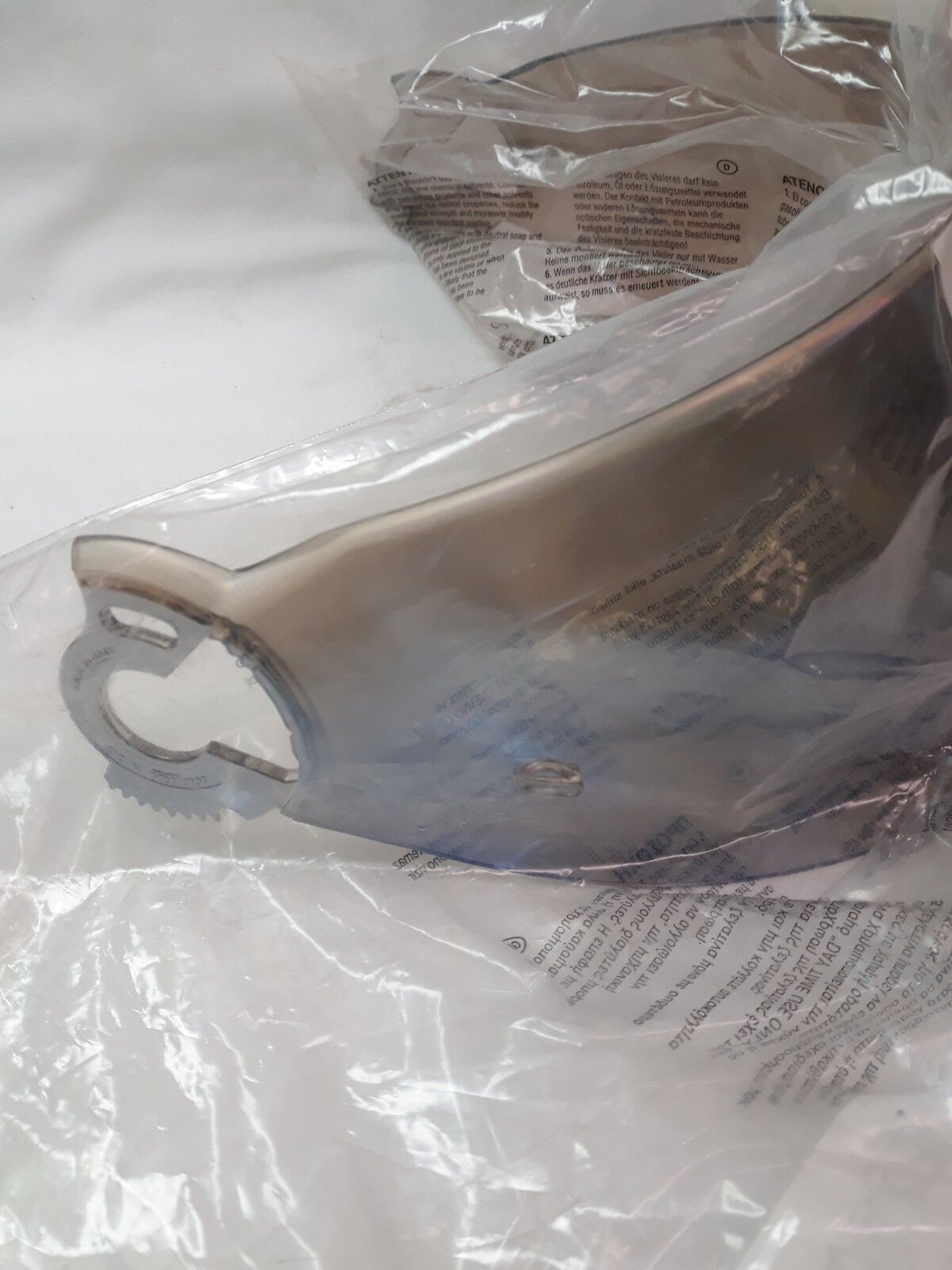 NEW VISIERA Motorcycle Helmet SF Blue Mirror 102 Face Shield Part# 0130-0018