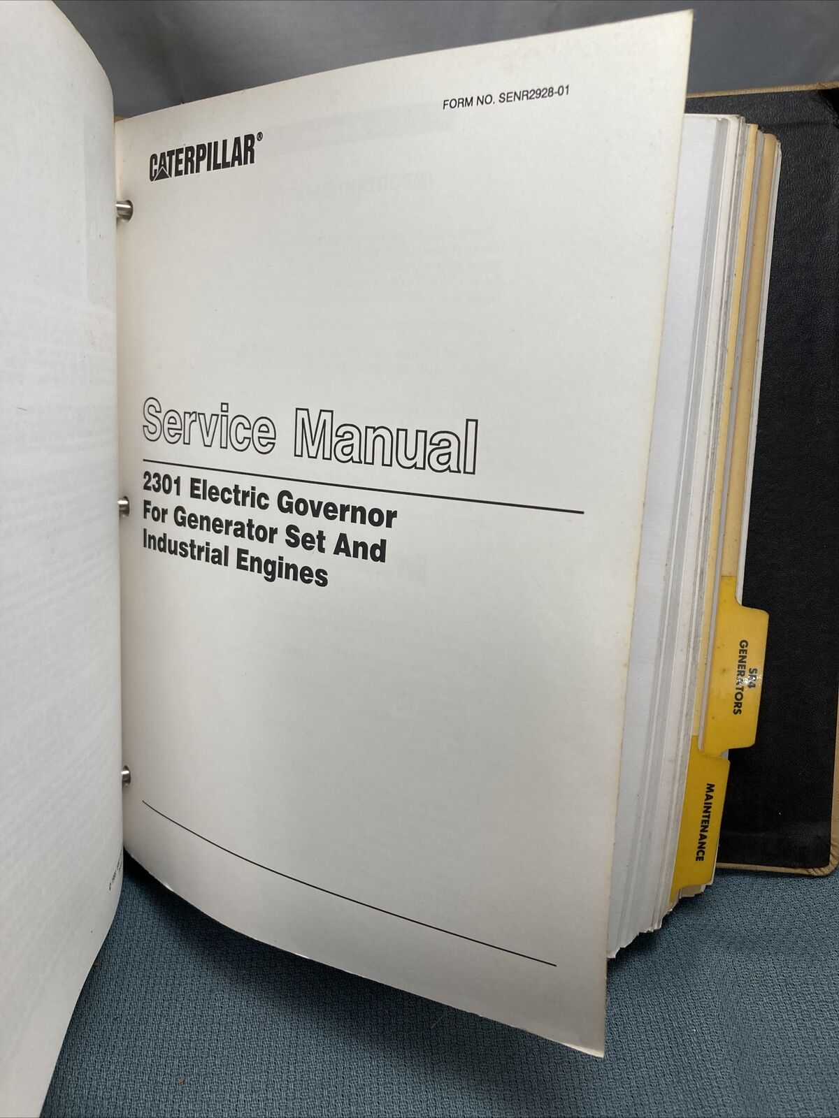 GENUINE CATERPILLAR SENR2557 SERVICE MANUAL 3406 & 3406B GENERATOR SET ENGINES
