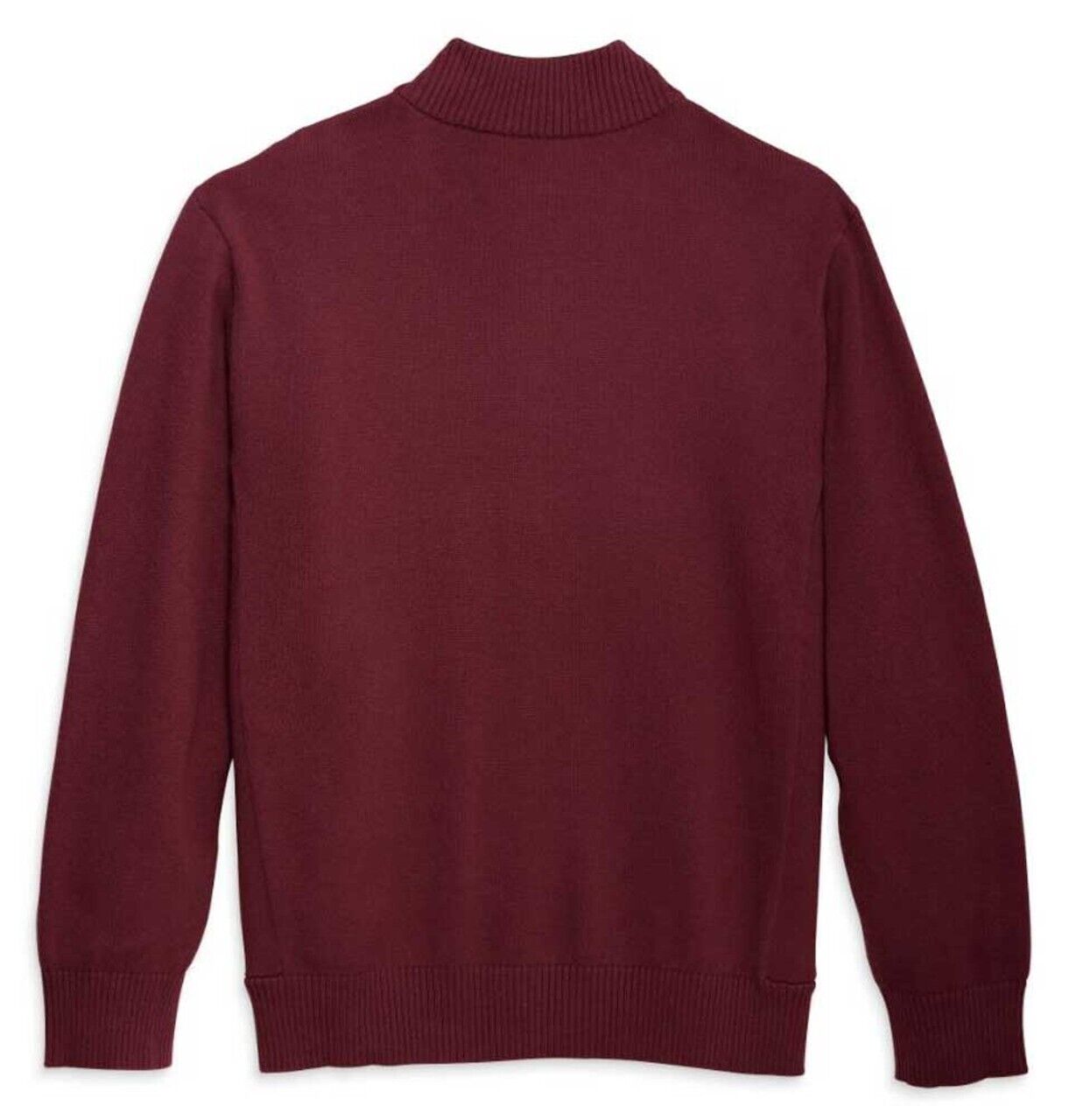 NEW GENUINE HARLEY DAVIDSON 96312-23VM MEN'S MED RED SWEATER 1/4-Zip Long Sleeve