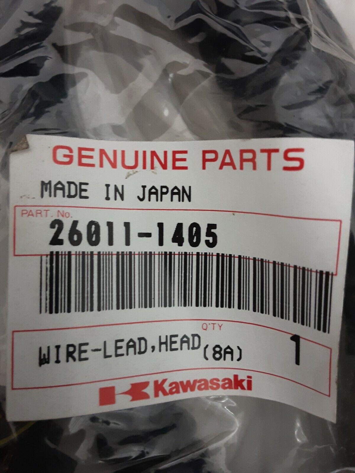 NEW GENUINE KAWASAKI 26011-1405 WIRE-LEAD, HEAD LAMP Bayou KLF300