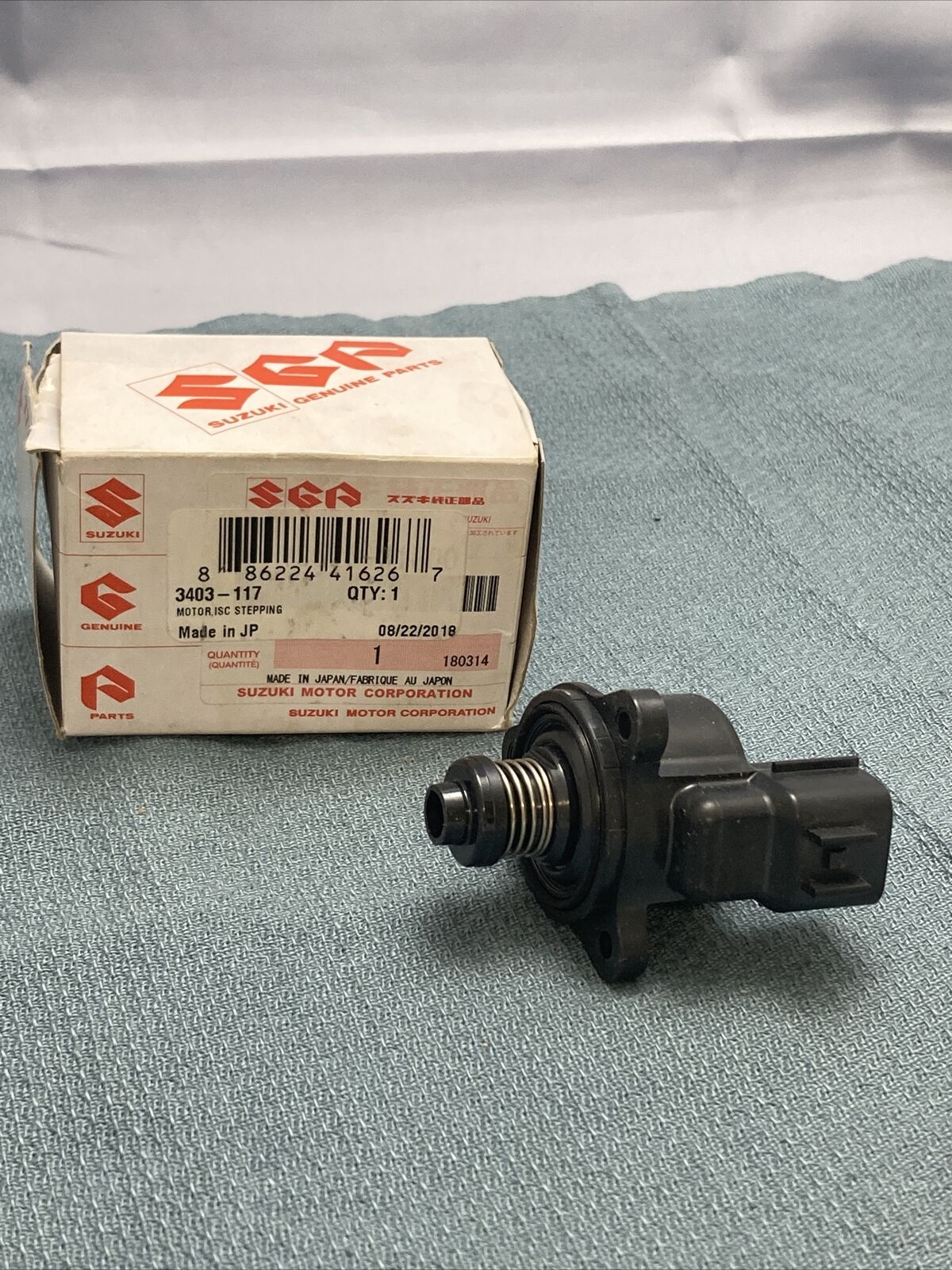 NEW GENUINE SUZUKI 3403-117 MOTOR, ISC STEPPING