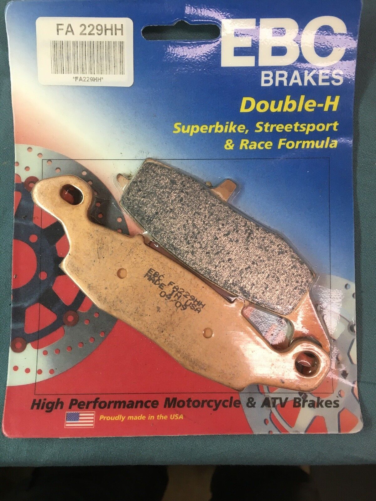 NEW EBC FA229HH Race Double-H FRONT Brake Pads Suzuki SV650 Intruder Katana