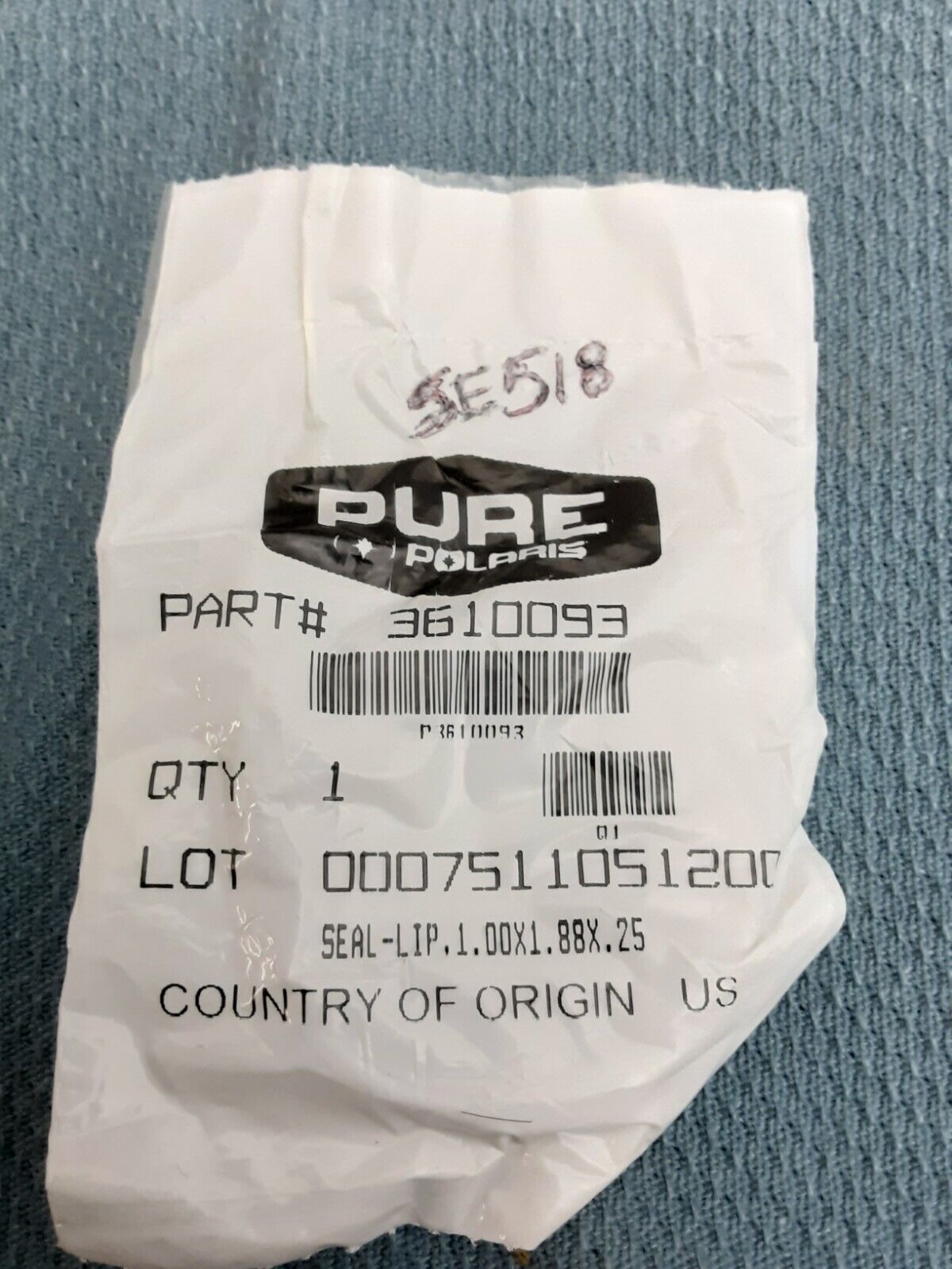 NEW GENUINE POLARIS 3610093 SEAL Predator A03 Trail Blazer A05 Trail Boss A05 03