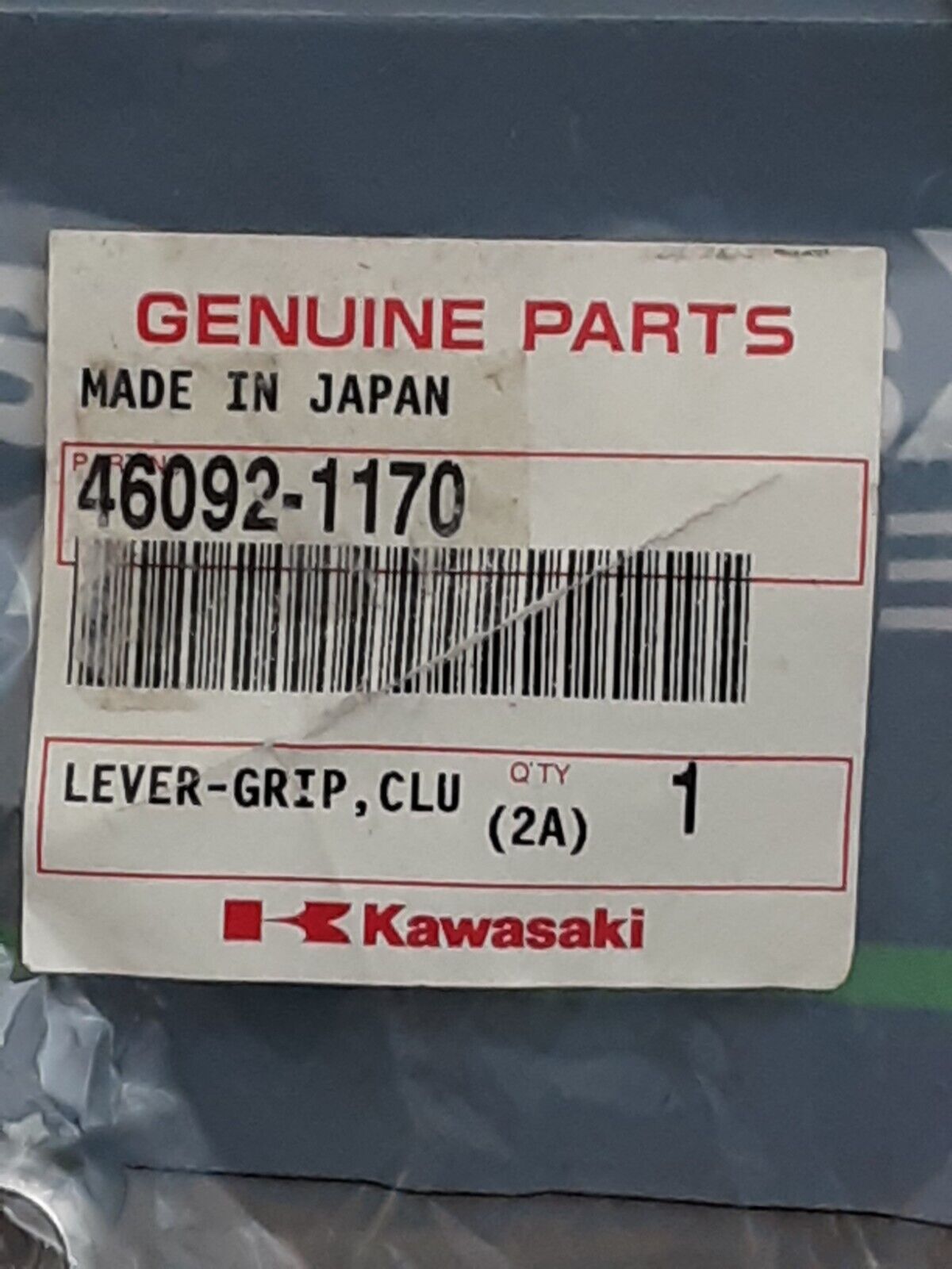 NEW GENUINE KAWASAKI 46092-1170 LEVER-GRIP, CLUTCH Vulcan VN750 1992-06