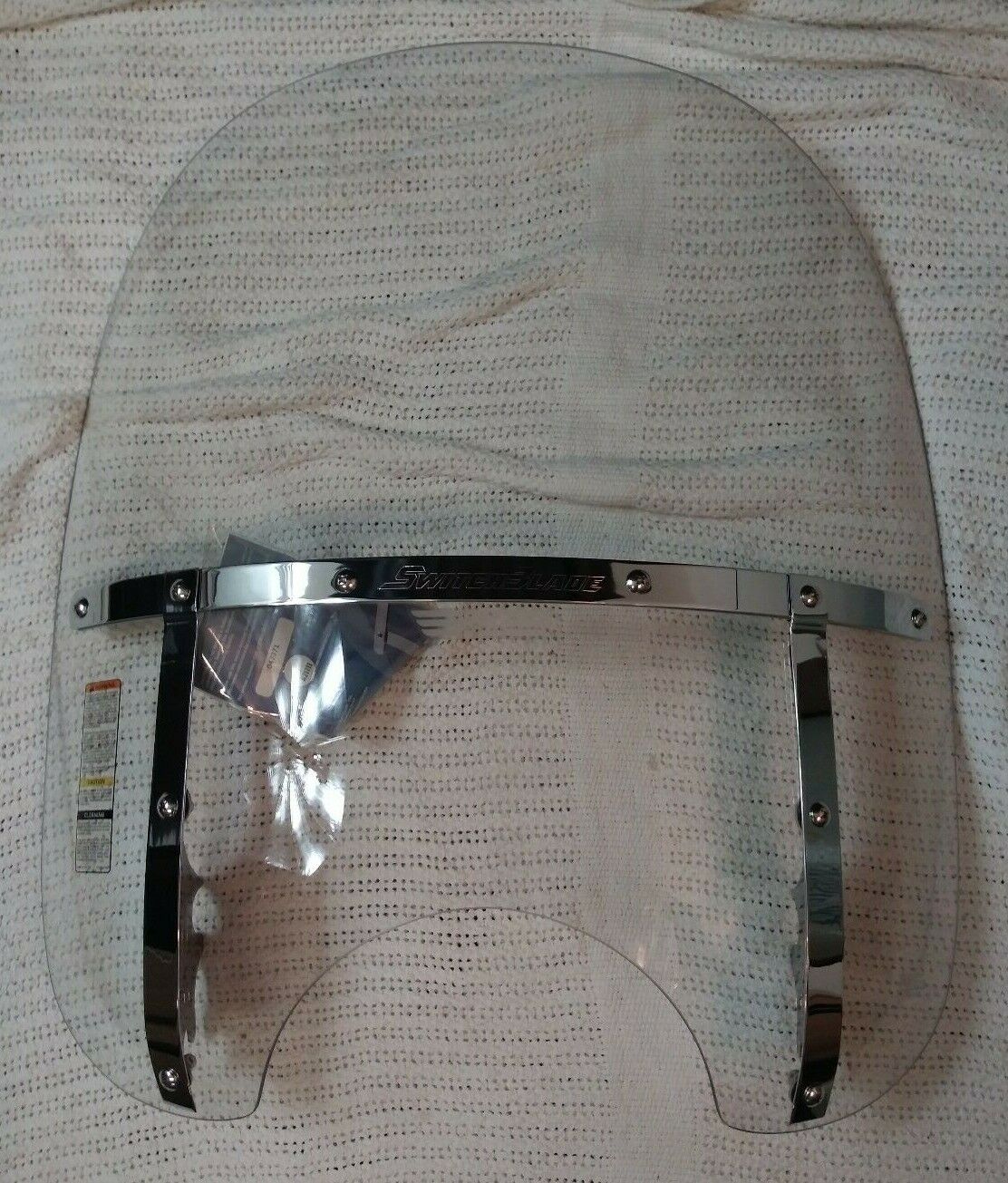NEW National Cycle SwitchBlade 2-Up Quick Release Windshield / N21111 / Clear