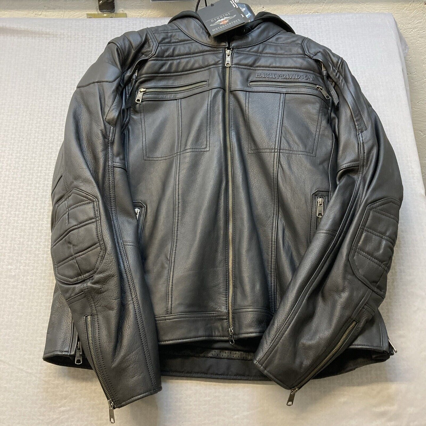 NEW GENUINE HARLEY DAVIDSON 98003-21VM XL Auroral II 3-in-1 Leather Jacket