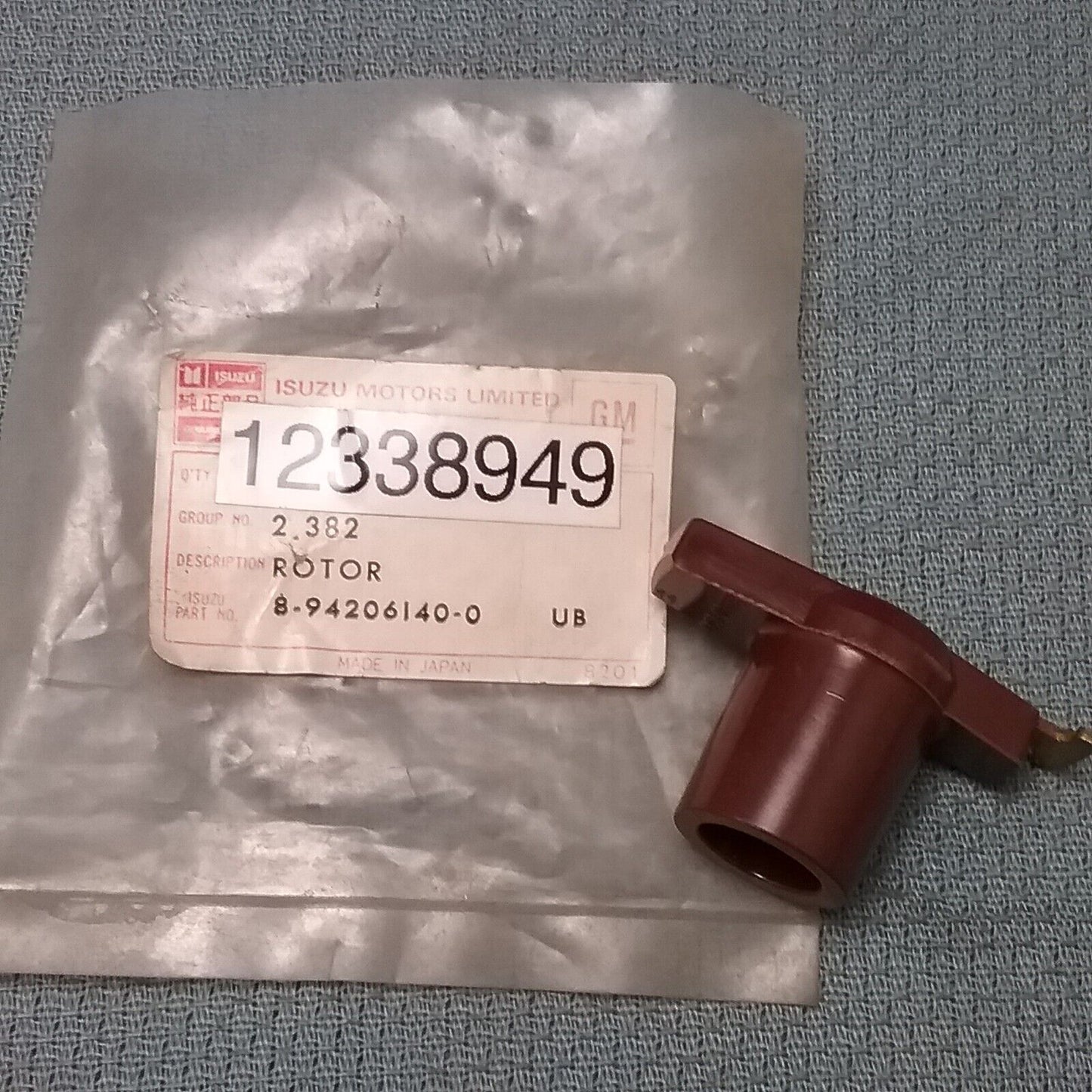 NEW ISUZU/GM 12338949 Rotor, Distributor
