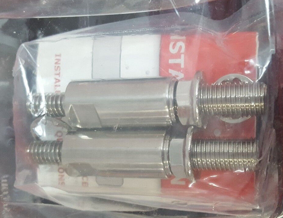 NEW Kuryakyn 1713 Pair Chrome Raised Mirror Mount Adapters