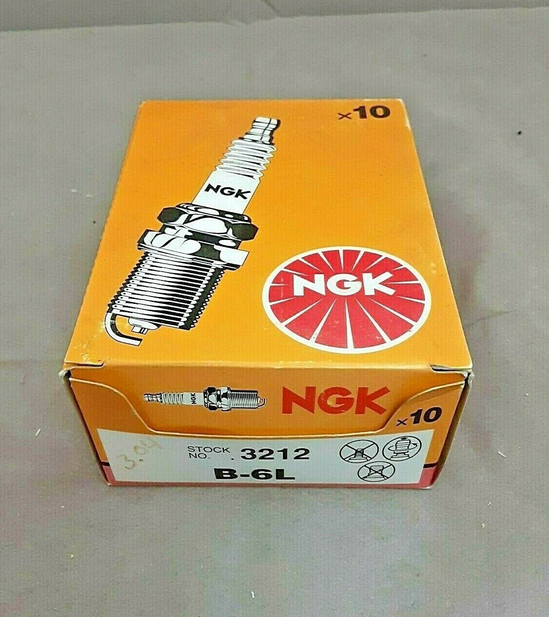 NOS NGK Spark Plug 3212 B6L 10 Pack