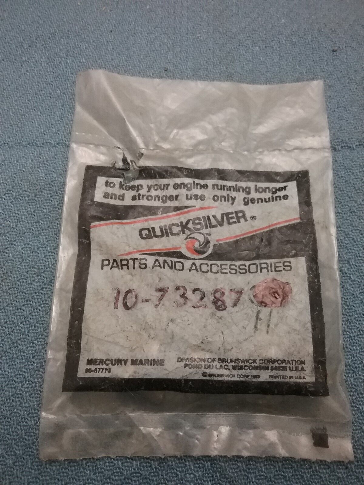 NEW QUICKSILVER 10-73287 SCREW QTY9