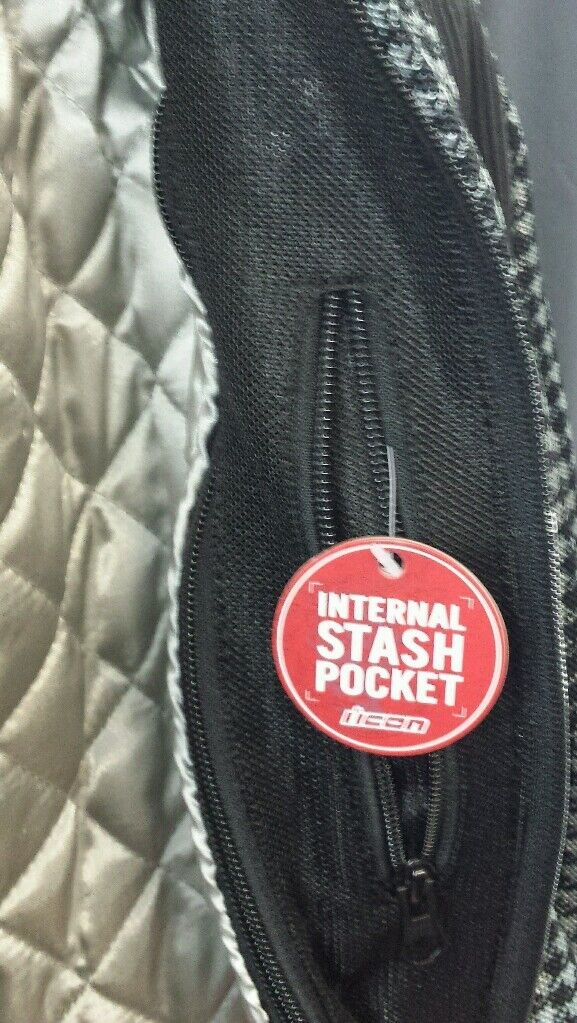 NEW ICON Black And Silver Hooligan 2 Jacket X-large Ref 80725 See Listing