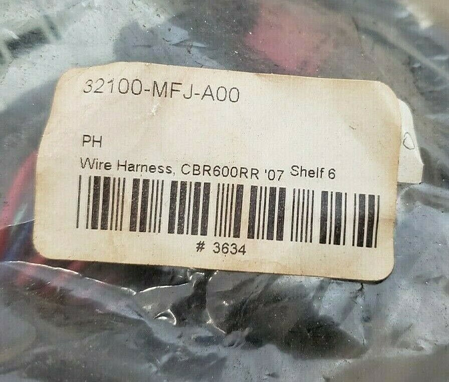 NEW GENUINE HONDA WIRE HARNESS Part # 32100-MFJ-A00 2007 CBR600RR