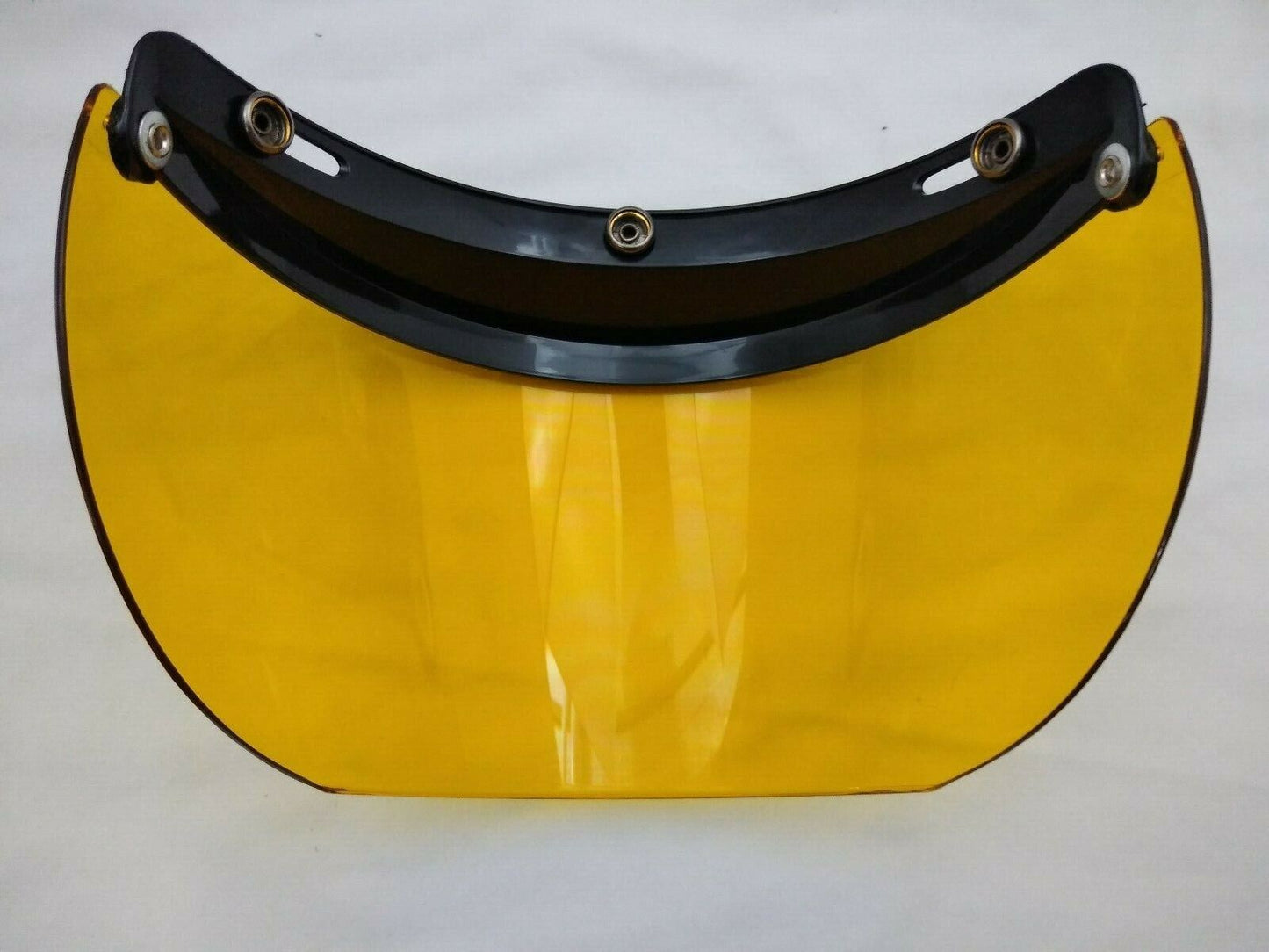 New ECHO 3 Snap Half Helmet Face Shield Visor / Hard Coated Amber / 02-207